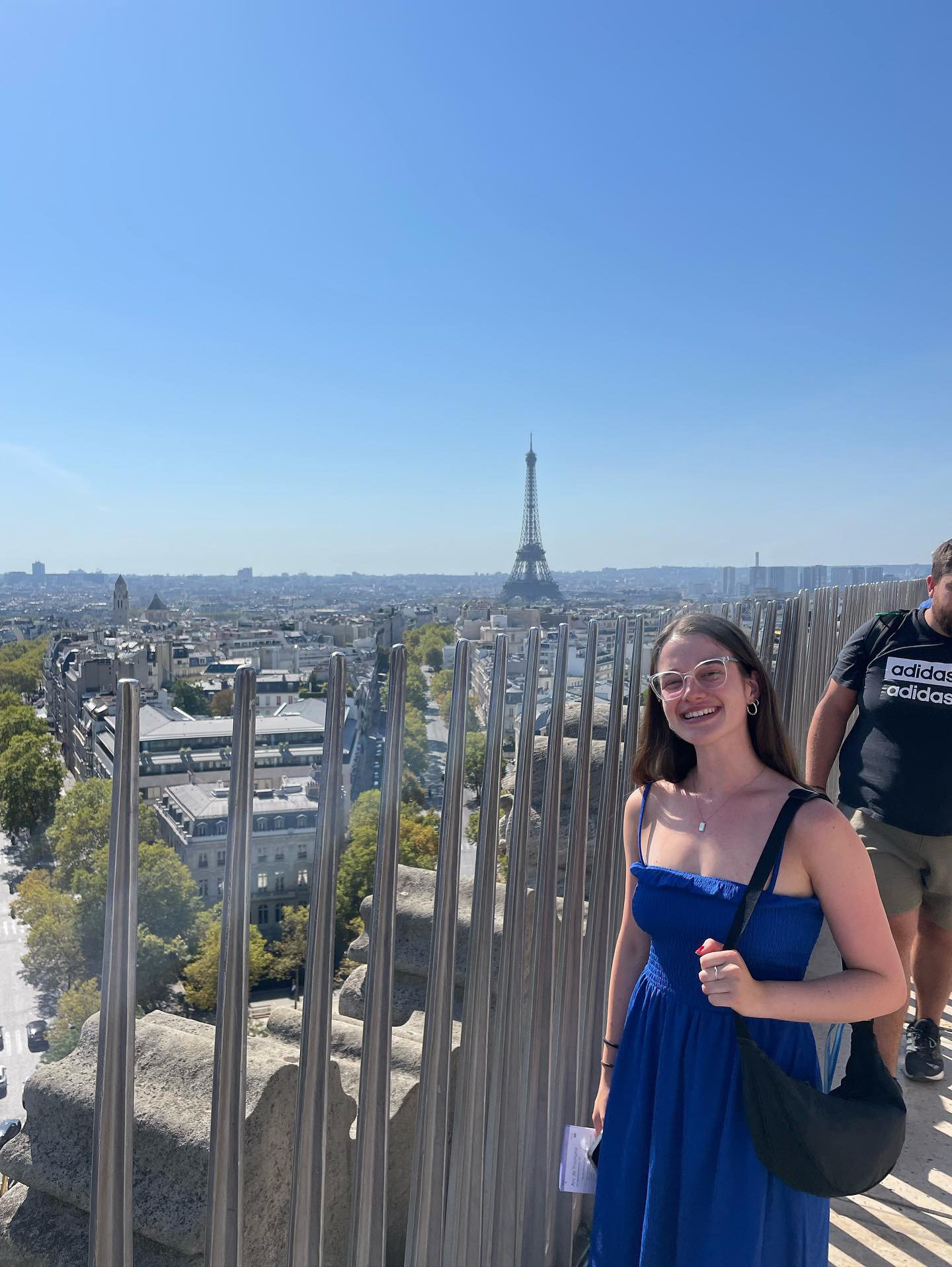 Loving the view from the arc de triomphe!