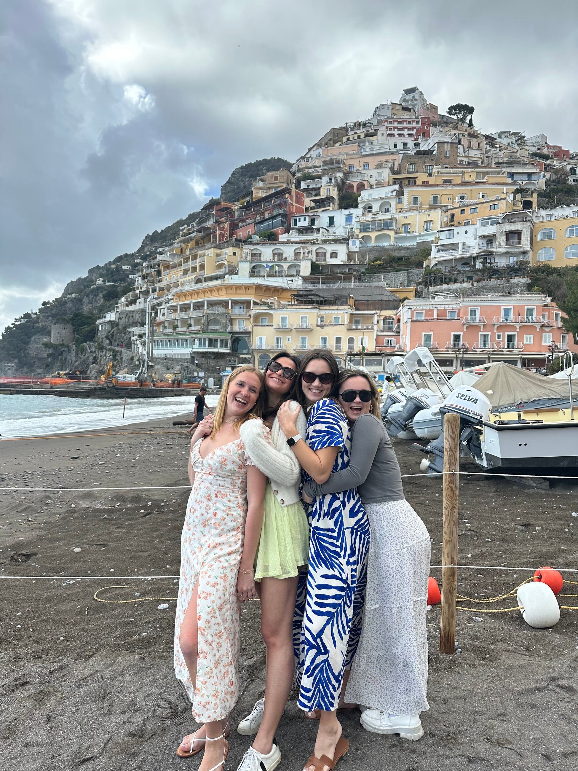 My roommates and I in Amalfi!