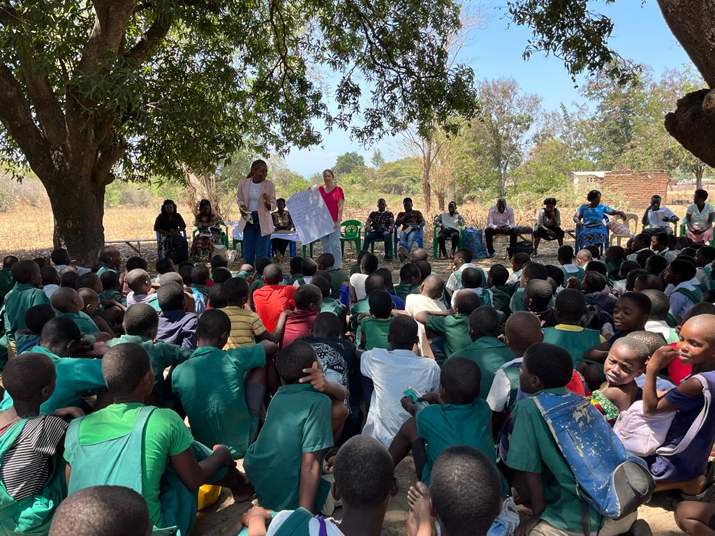 Sexual education workshop at Mwenilondo Primary School for pupils starting from age 11