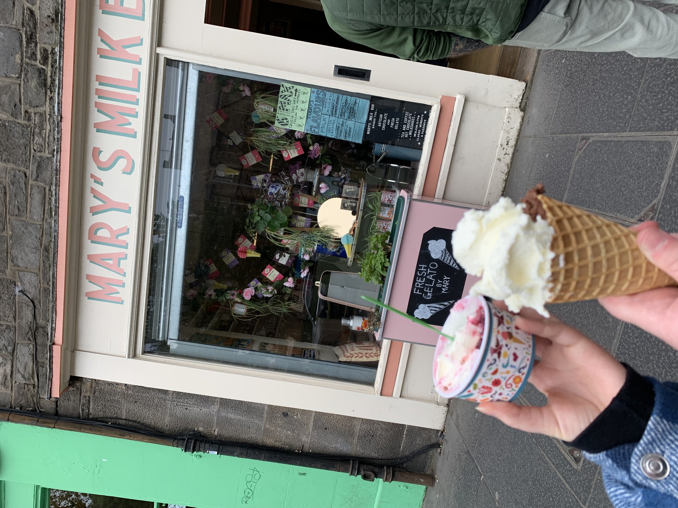 Ice cream in Edinburgh 