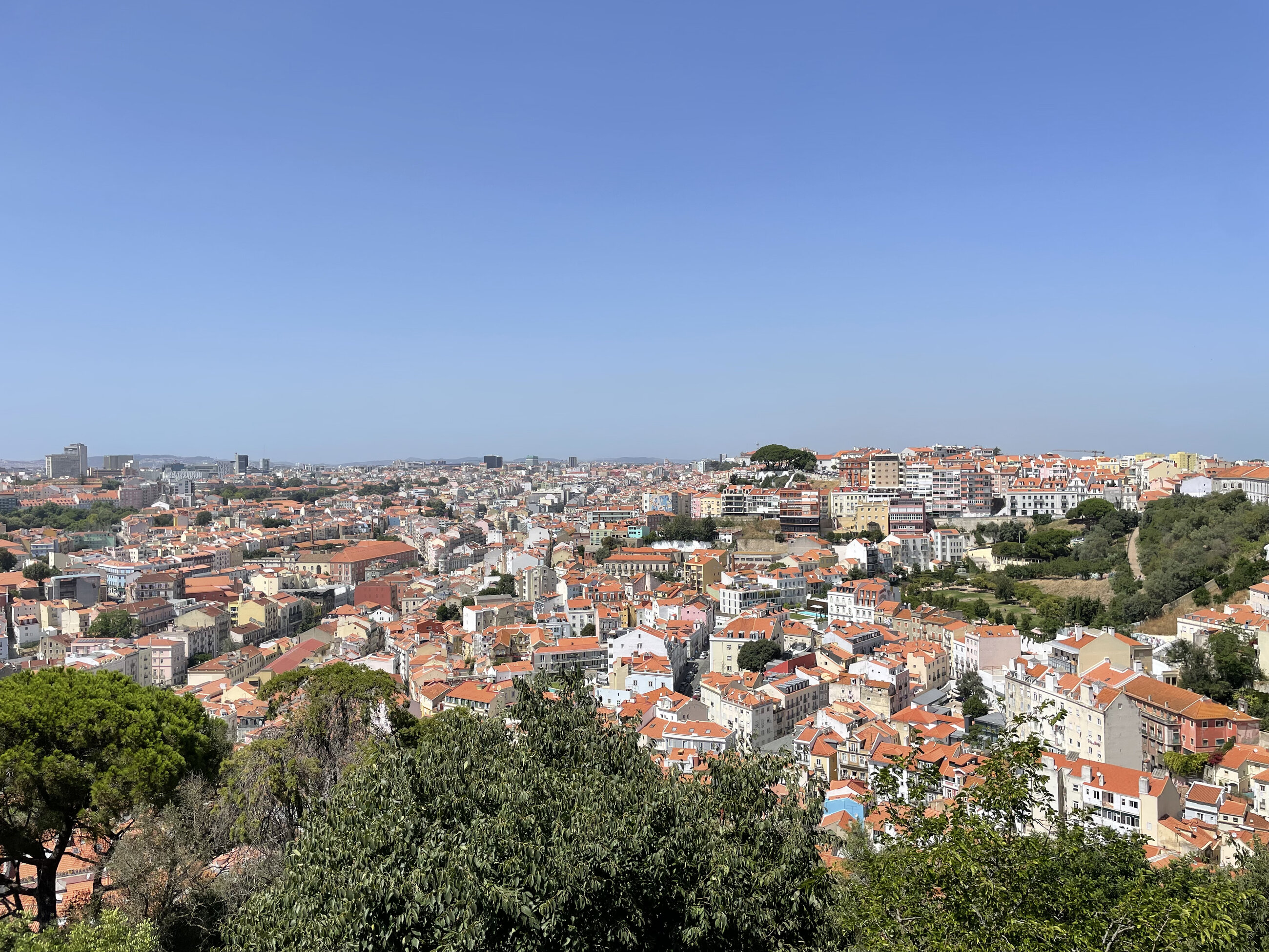 Views from the top of Lisbon