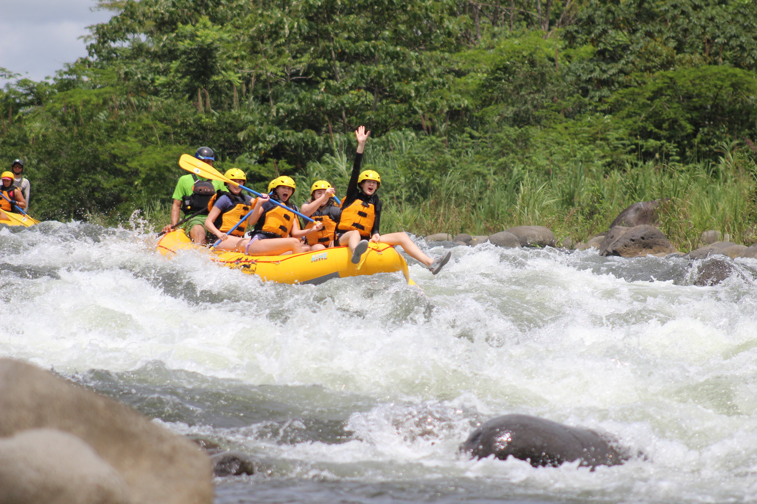 White water rafting