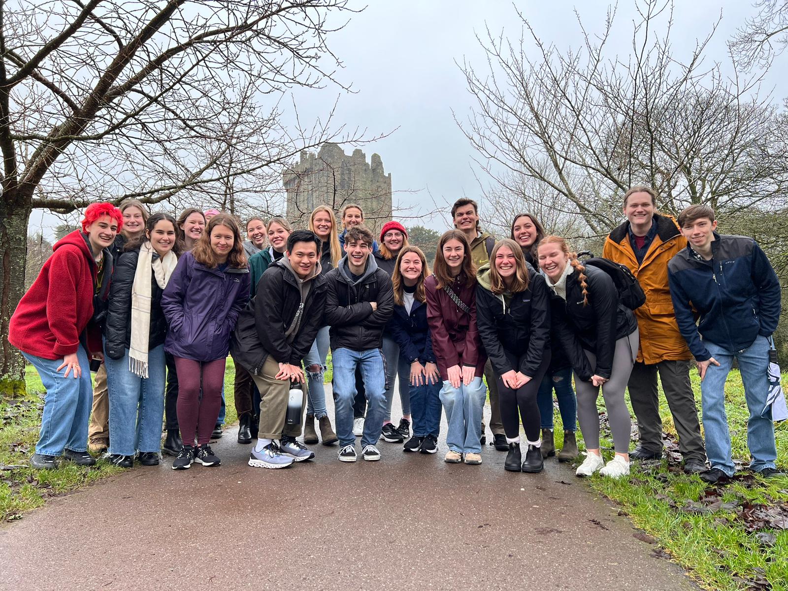 USAC friends on the Blarney Castle grounds!