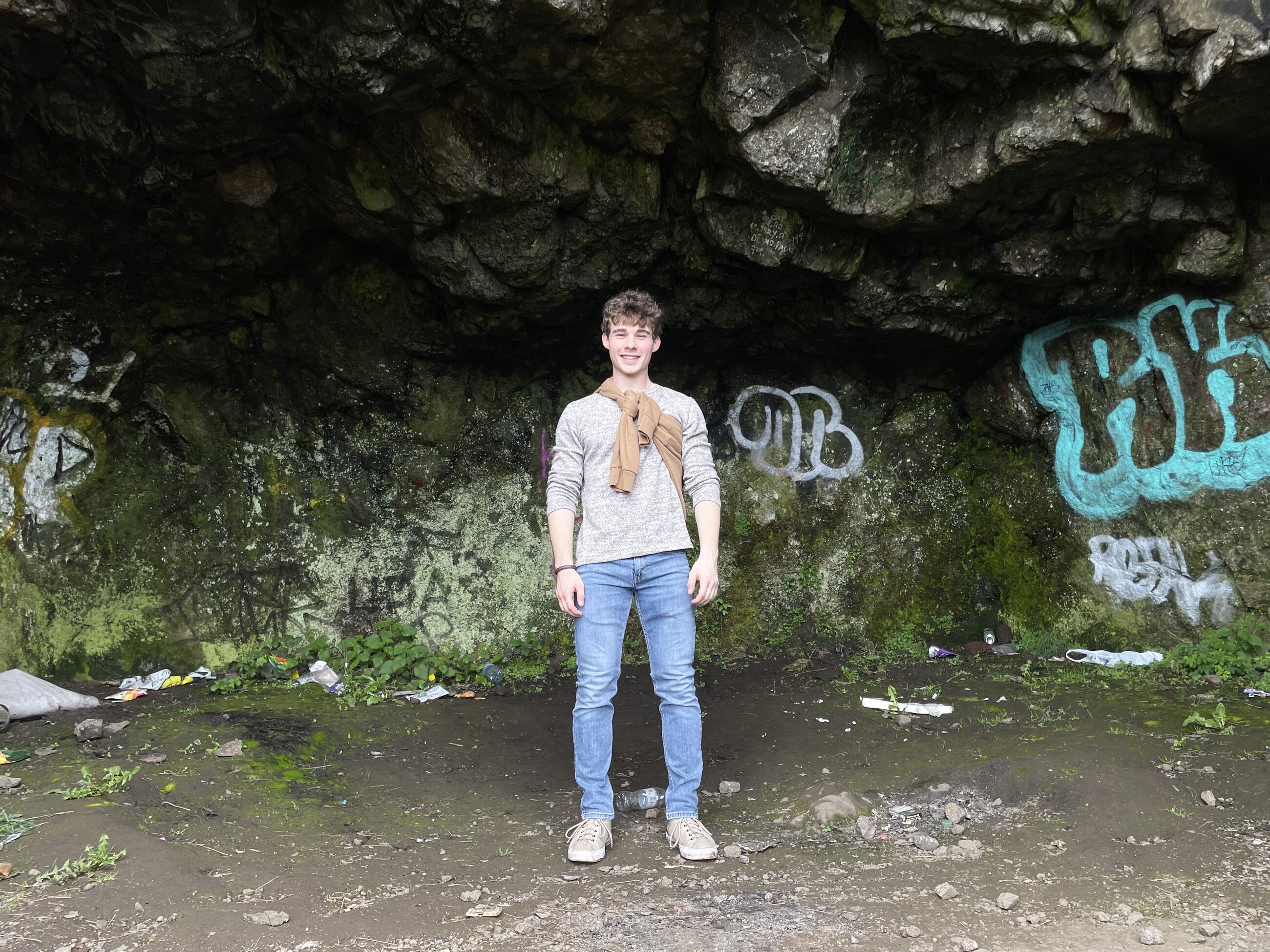 Cave climbing in Belfast, Northern Ireland!