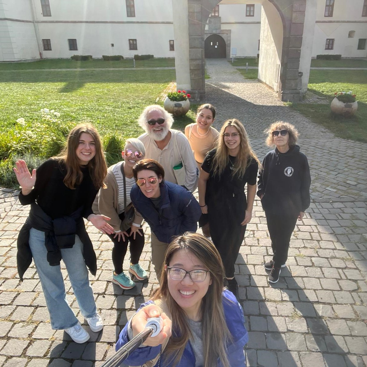 Tour of Miercurea Ciuc with local volunteers