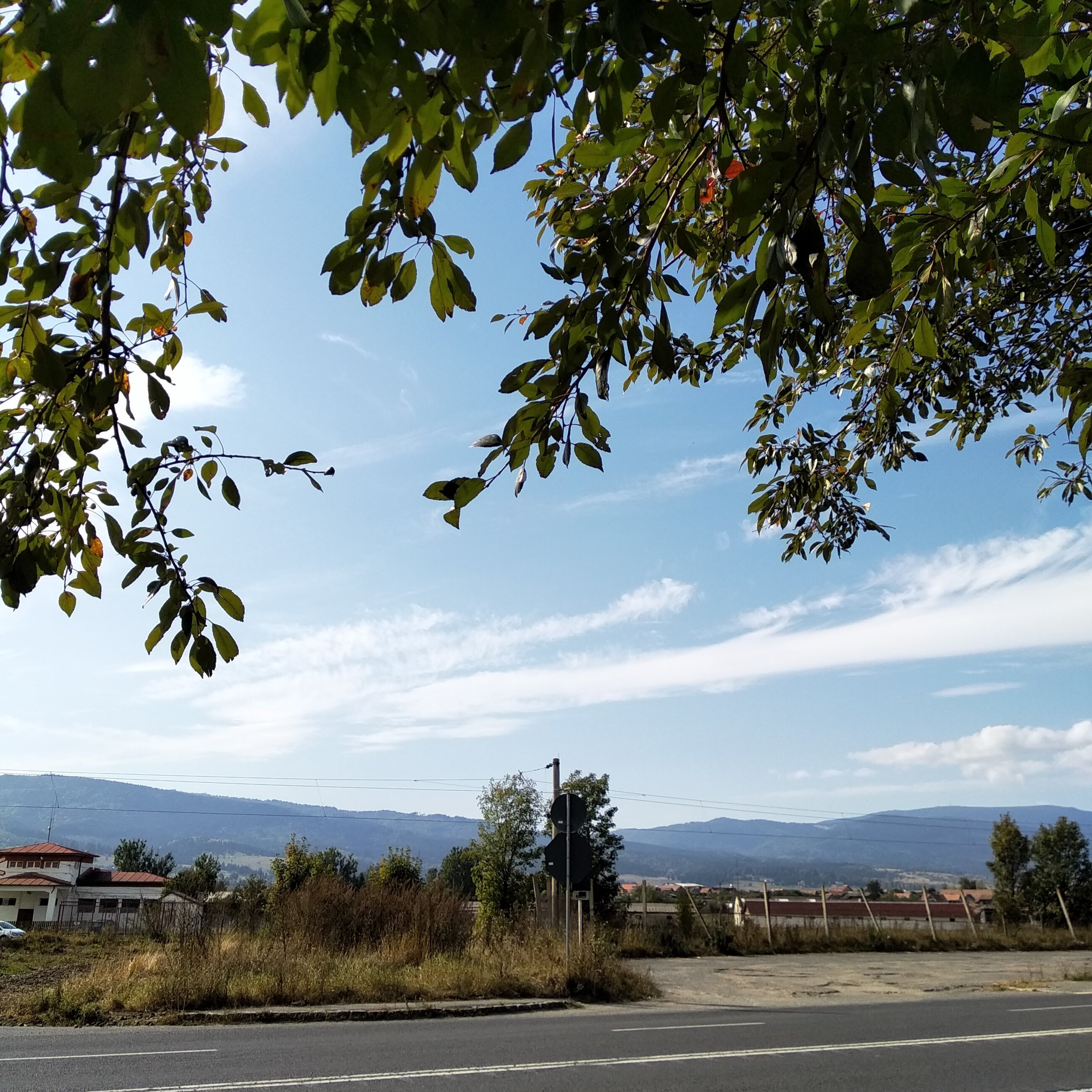 The mountains around Miercurea Ciuc