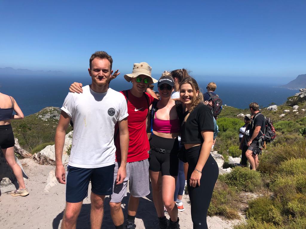 Zoe (far right) with friends from the VACorps program