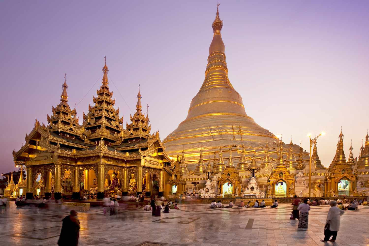 a close up of Shwedagon pagoda