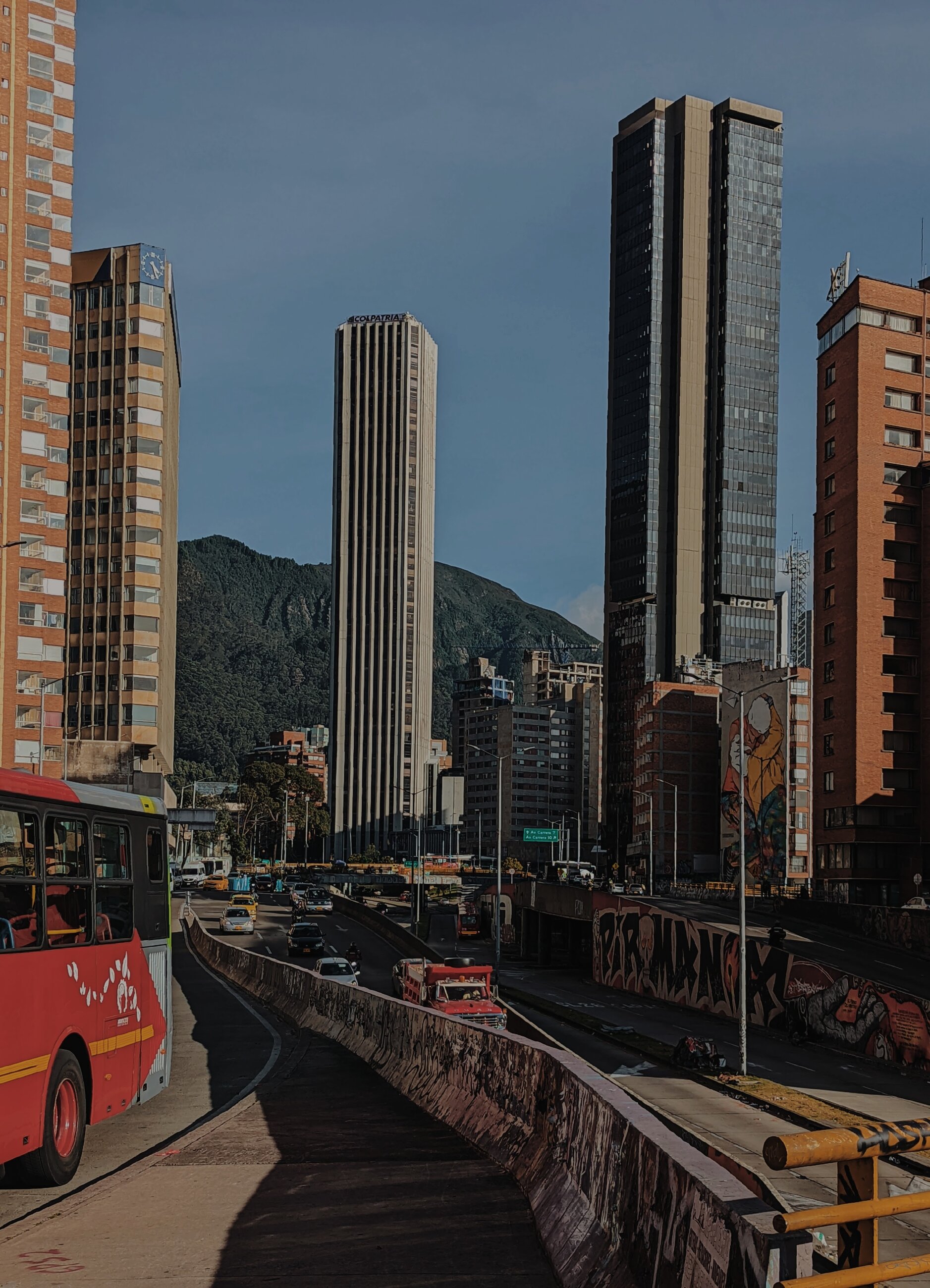 Architecture in Bogota city centre