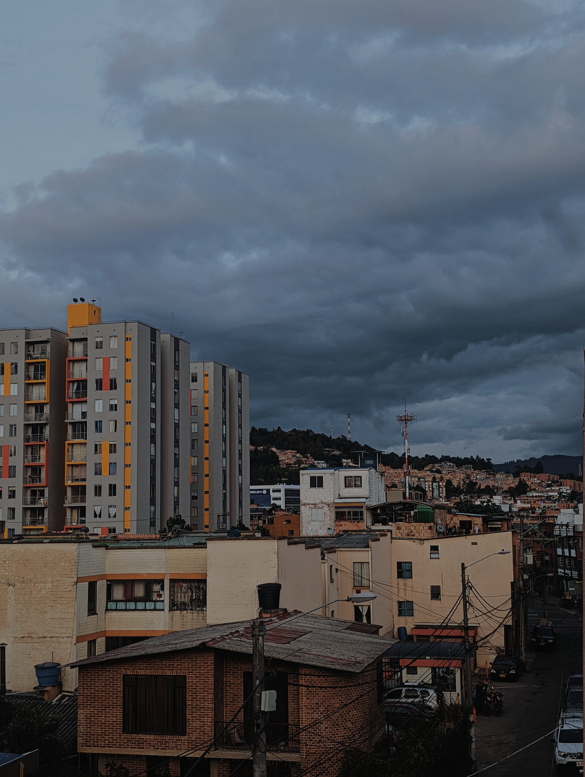 View from the apartment I was living in the suburb of Suba