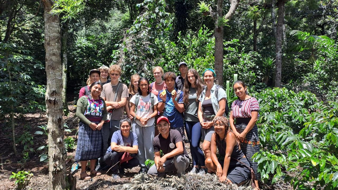 Dragons Group with local coffee cooperative