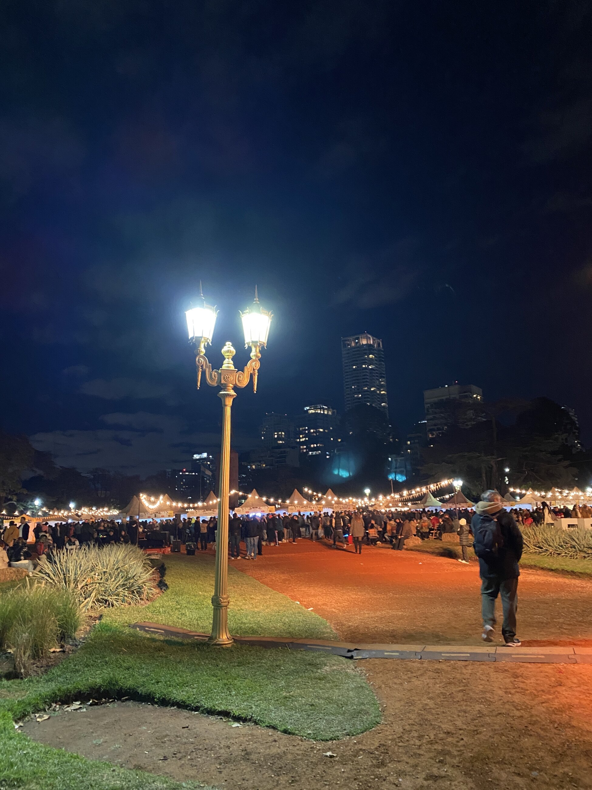 Evening Coffee Fair in Palermo Park