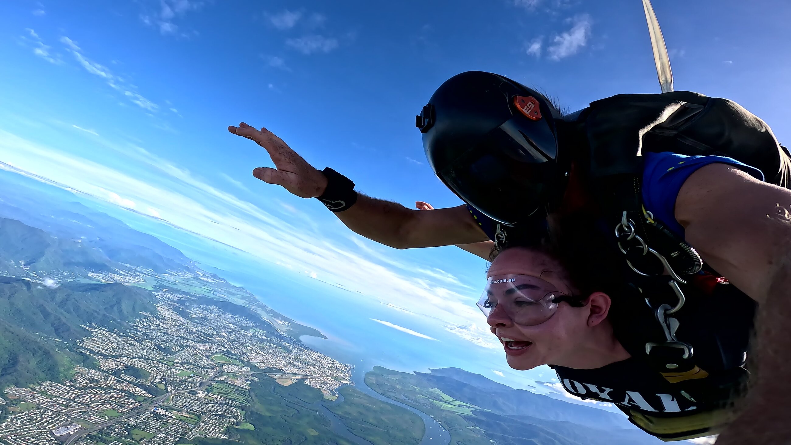 I jumped out of an airplane and it was AWESOME!