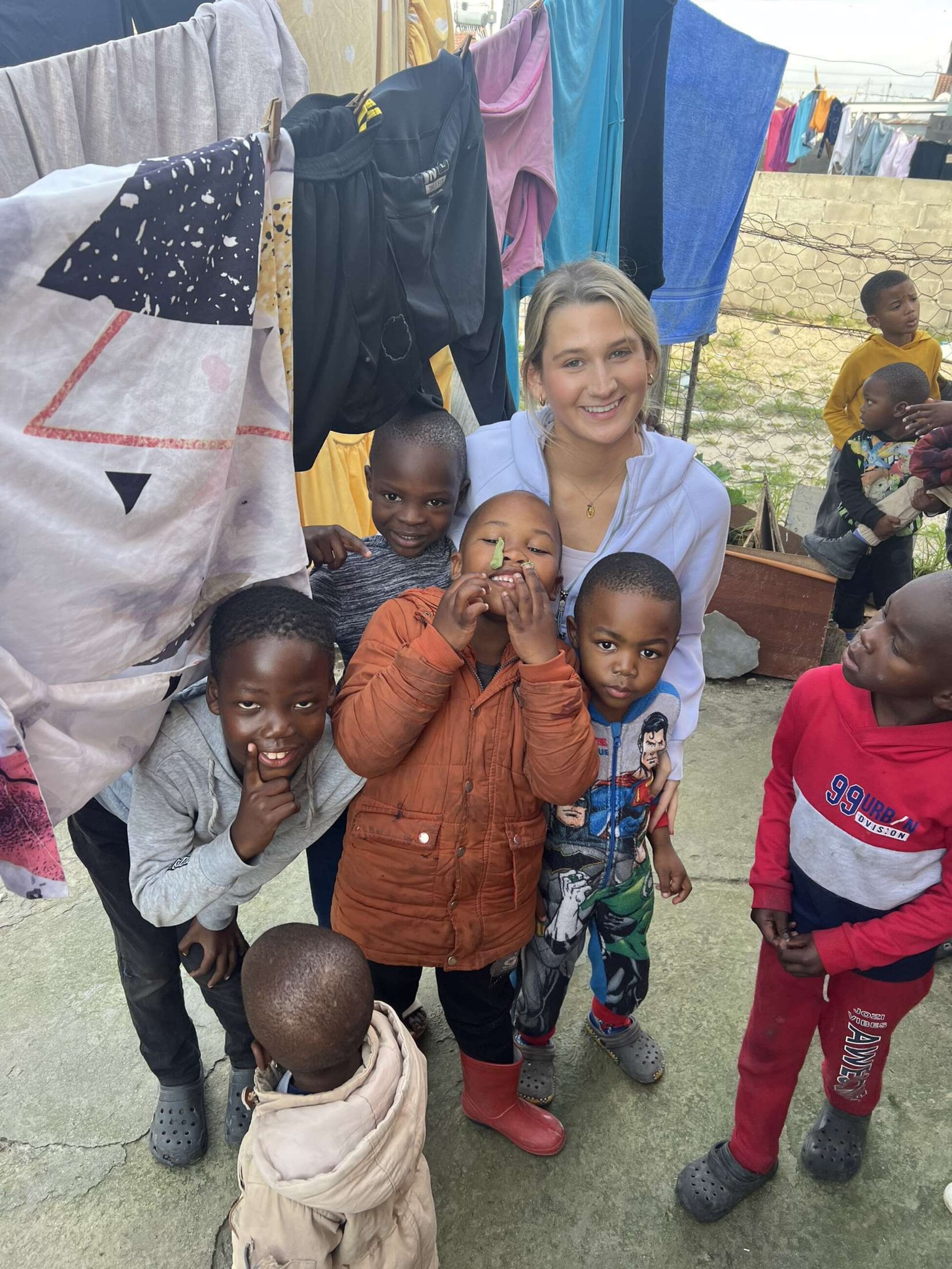 A photo from a morning spent volunteering with the Bathande Reading project
