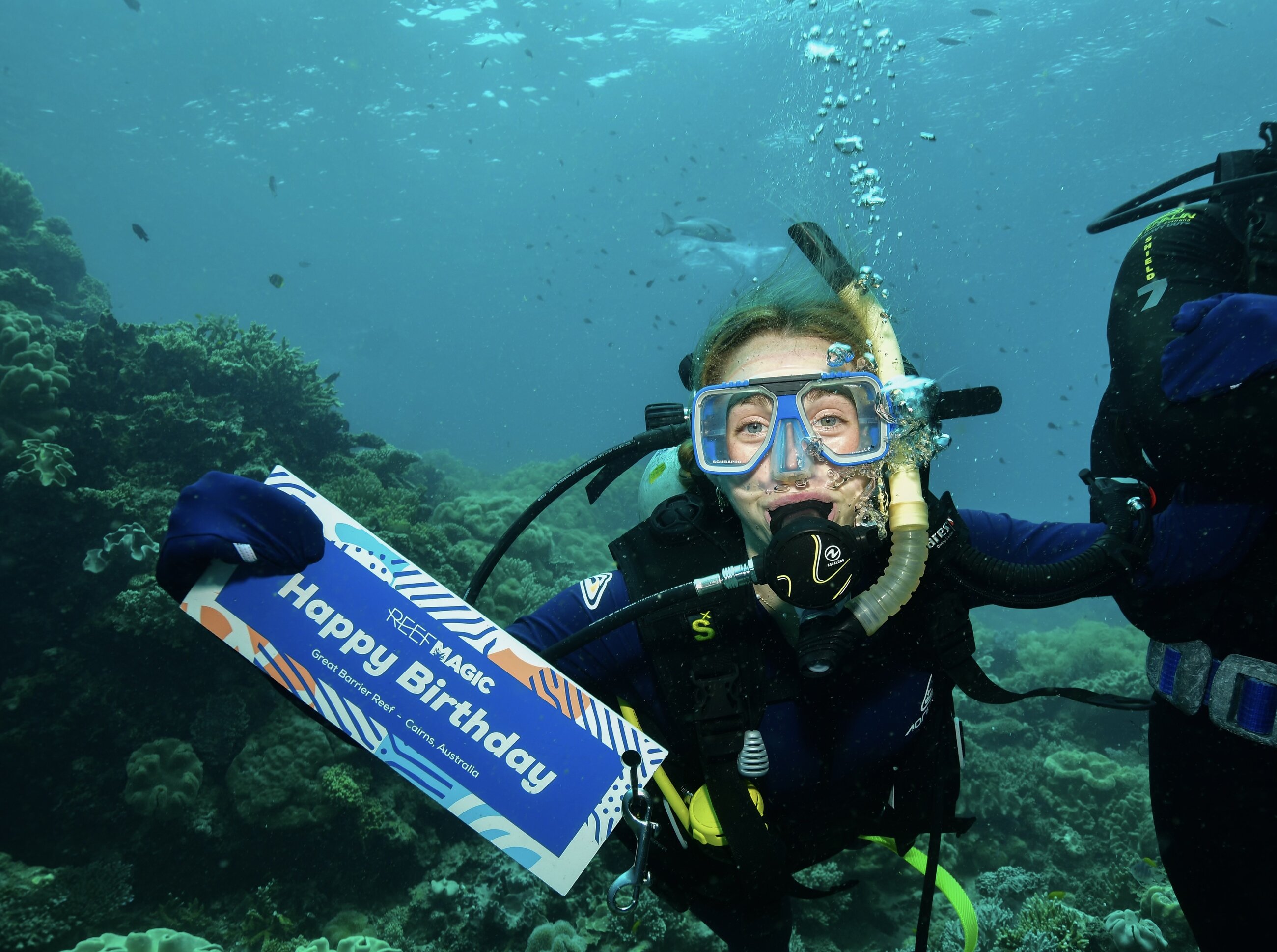 Scuba Diving in Cairns on my 21st Birthday!