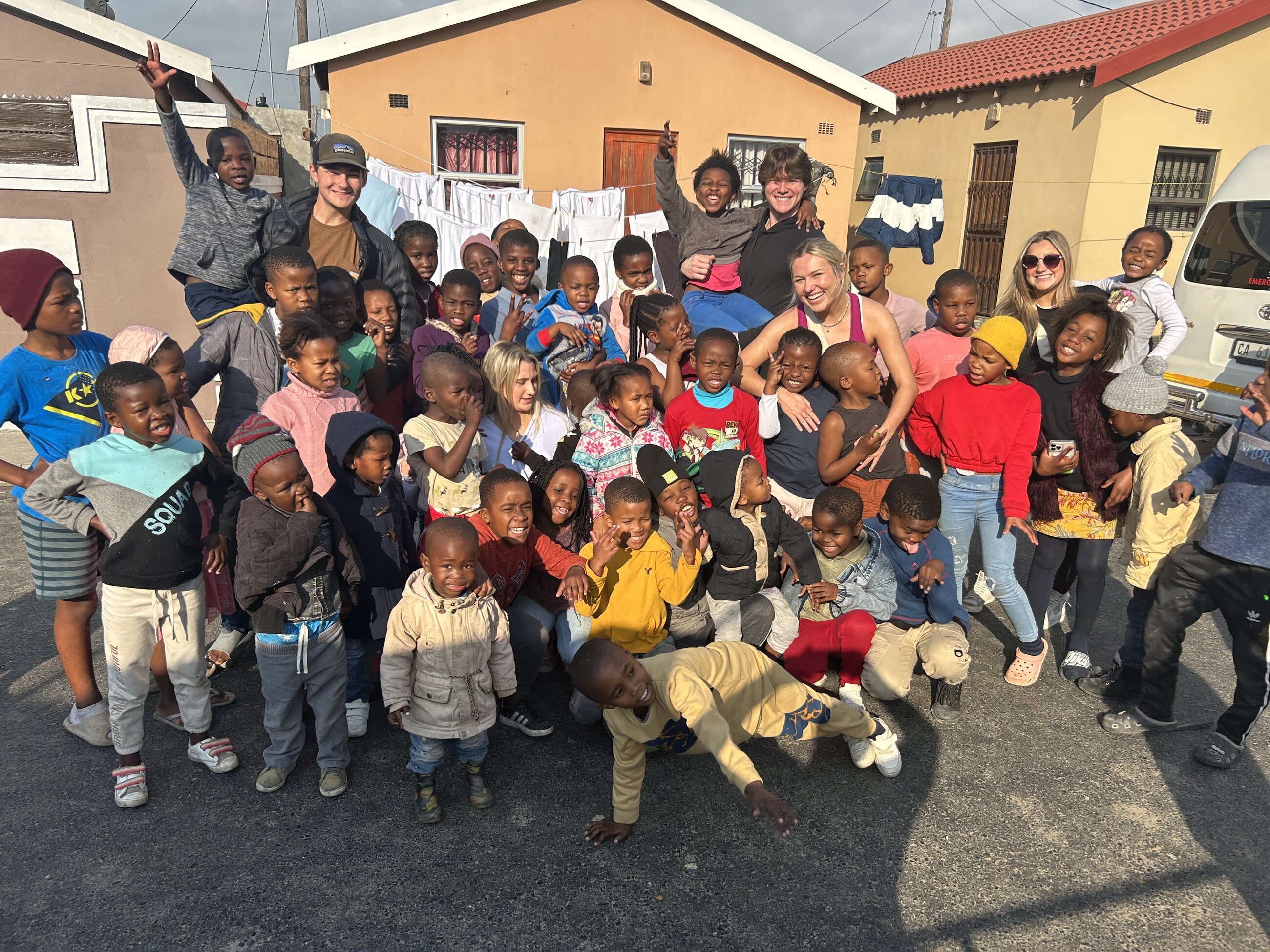 During a weekend activity at the Bathande Reading Club