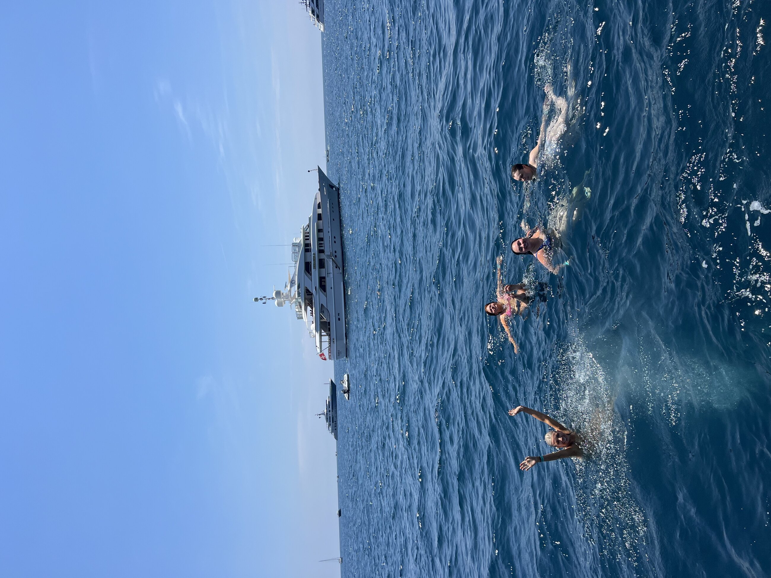 Swimming in the Mediterranean