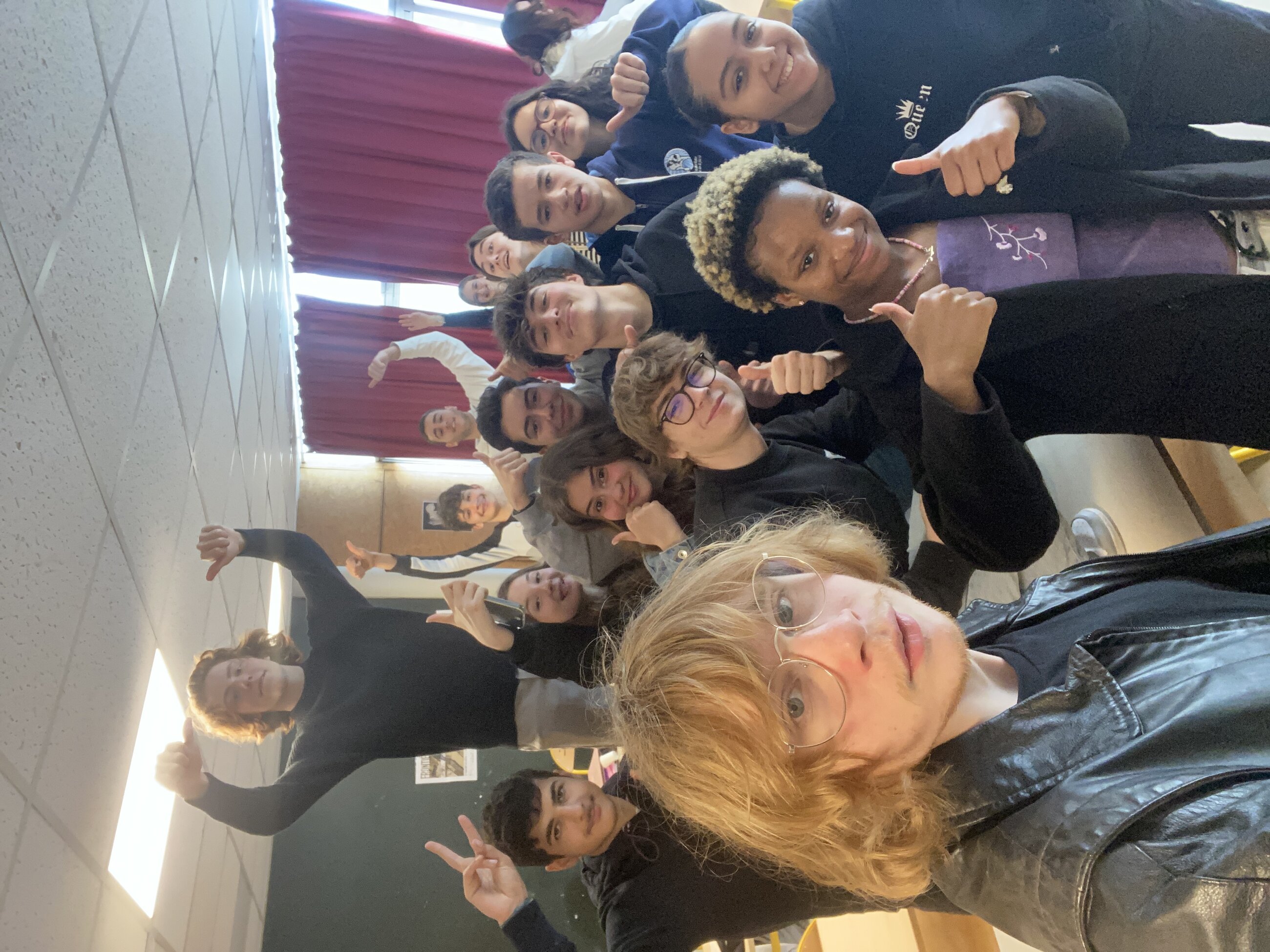 Connecting with students!