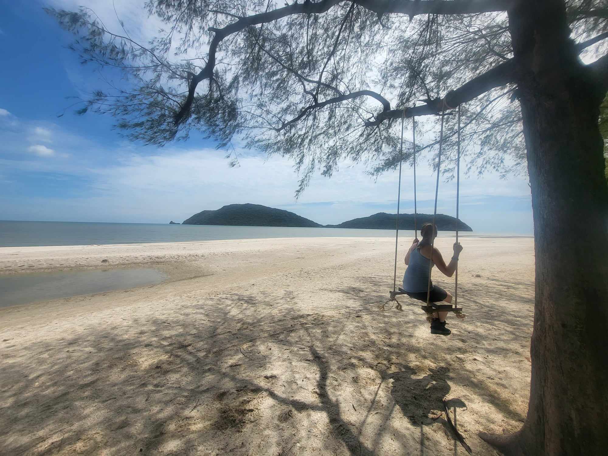 On a beach near Hua Hin