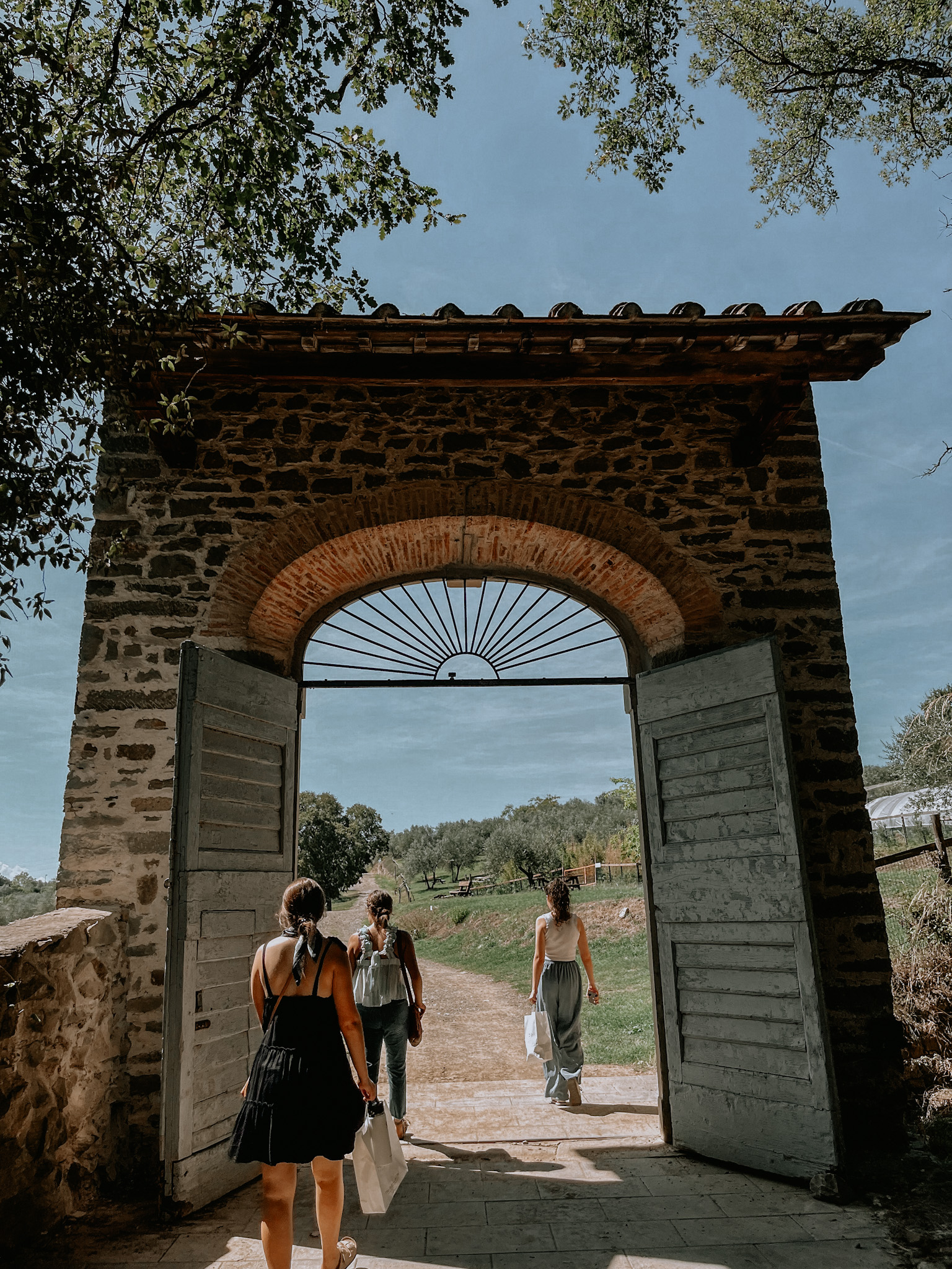 Exploring an Italian farm