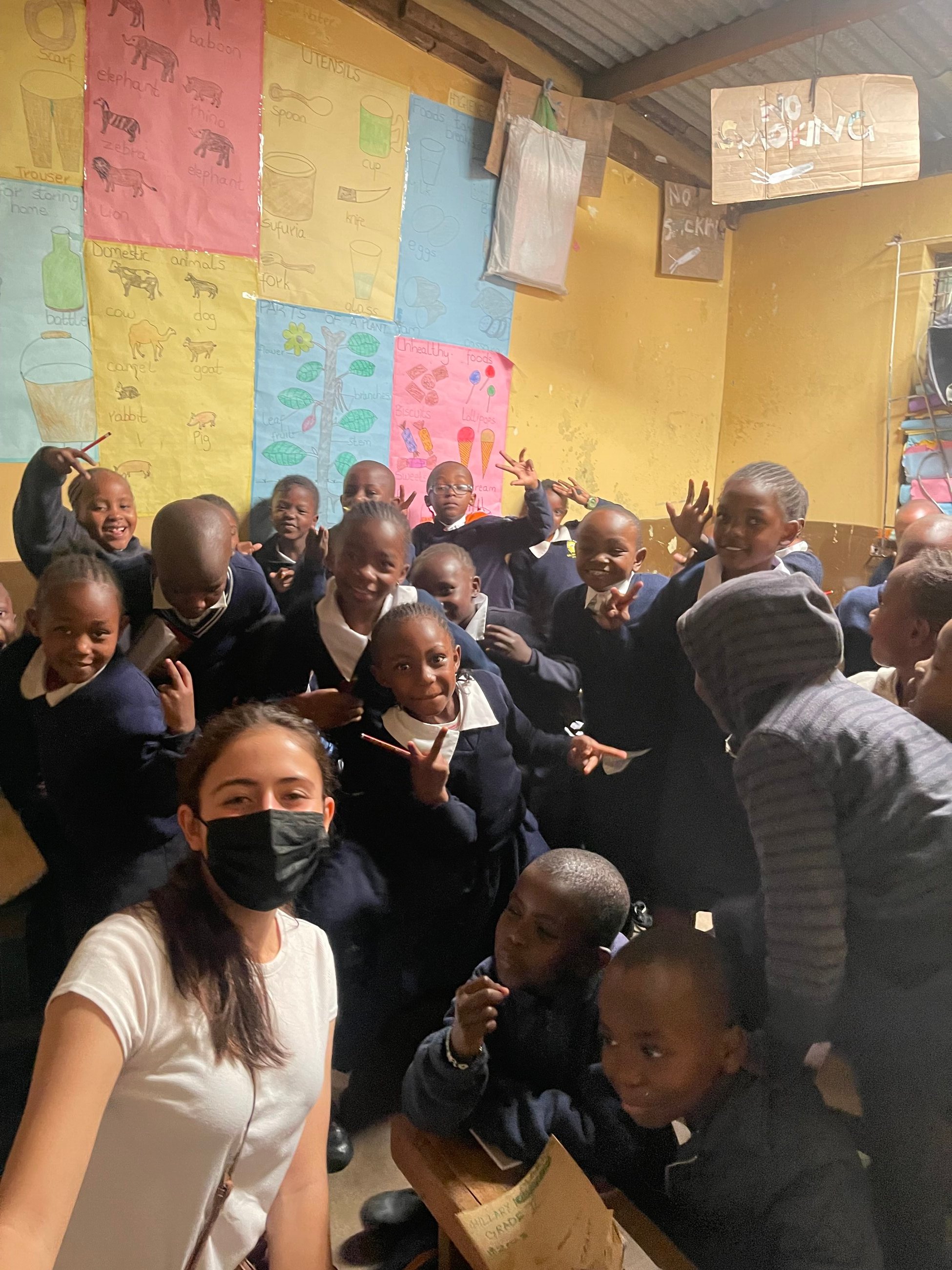 Volunteering at a primary school