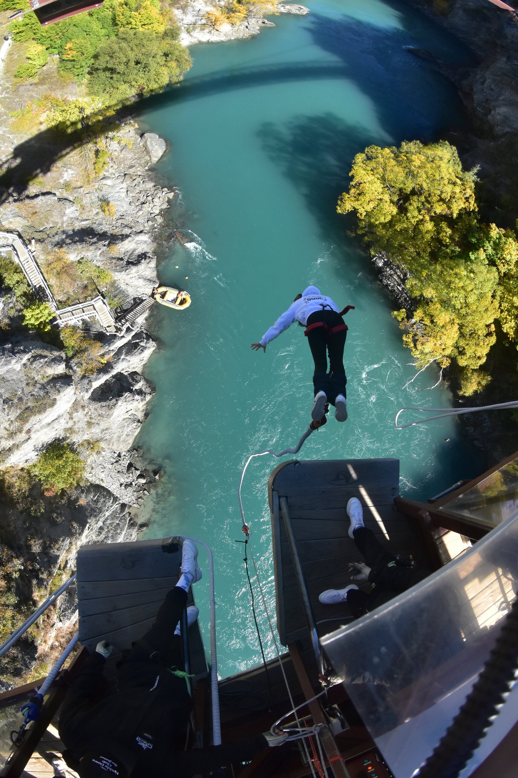 Bungee jumping in New Zealand