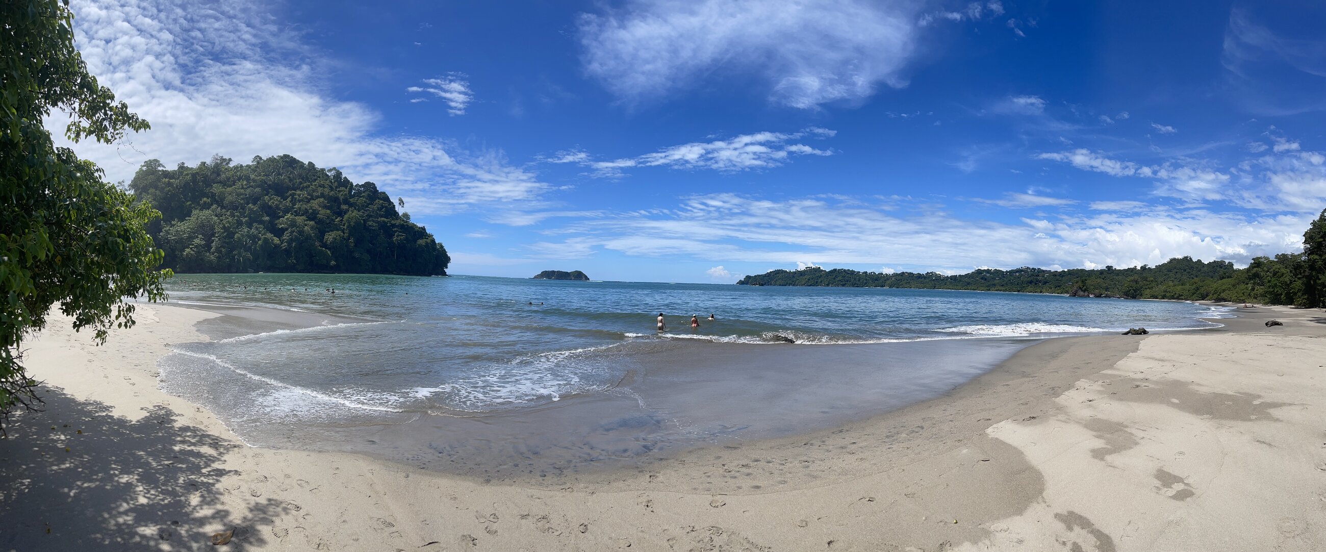 Private beach inside Manuel Antonio National Park