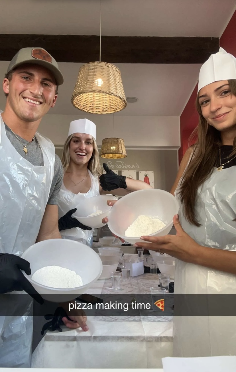 pizza making class through ciee!