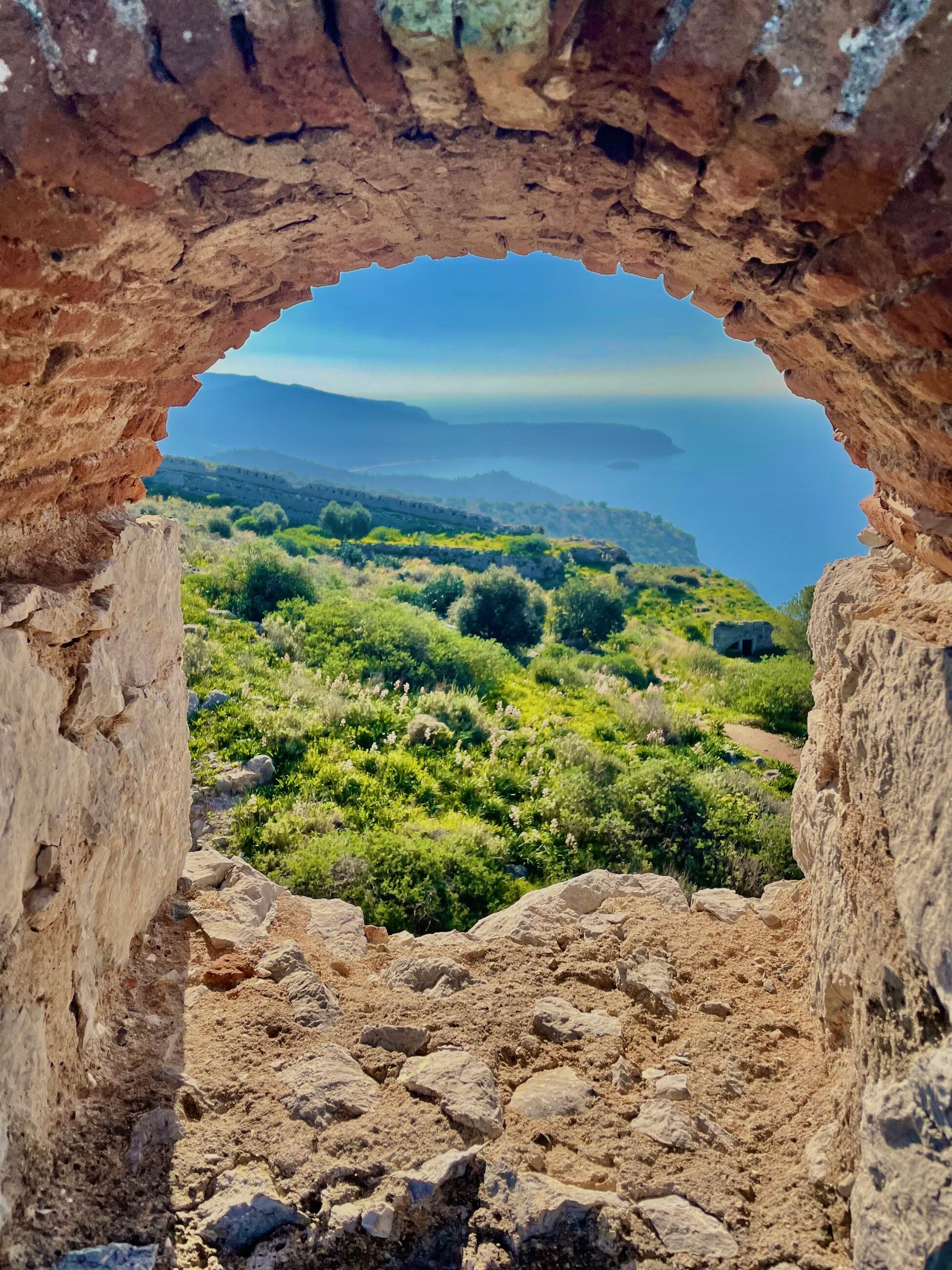View from Napflio on Peloponnese field study