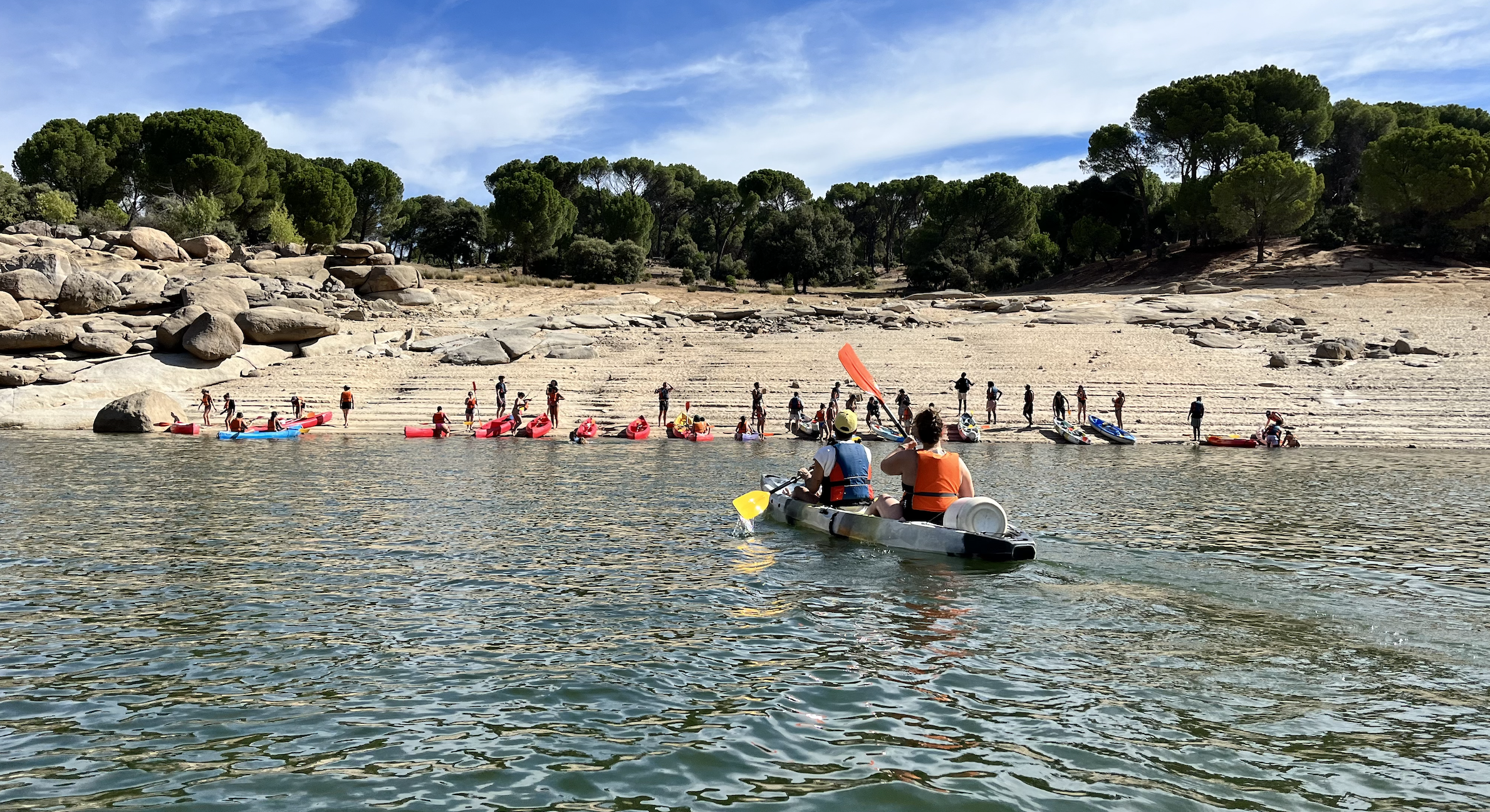 First expedition: kayaking