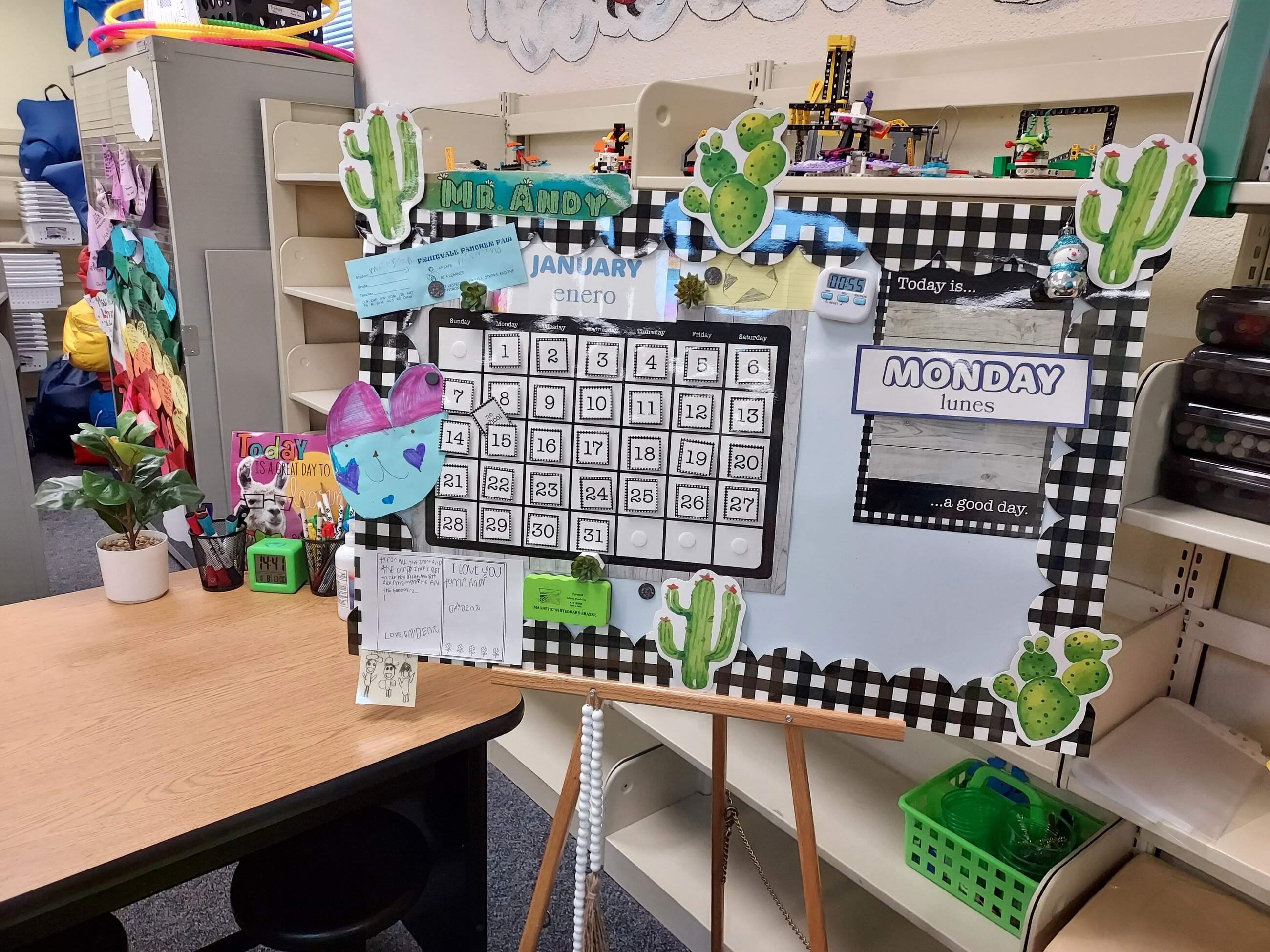 This is my fun little workspace in my site's library that the students absolutely love!