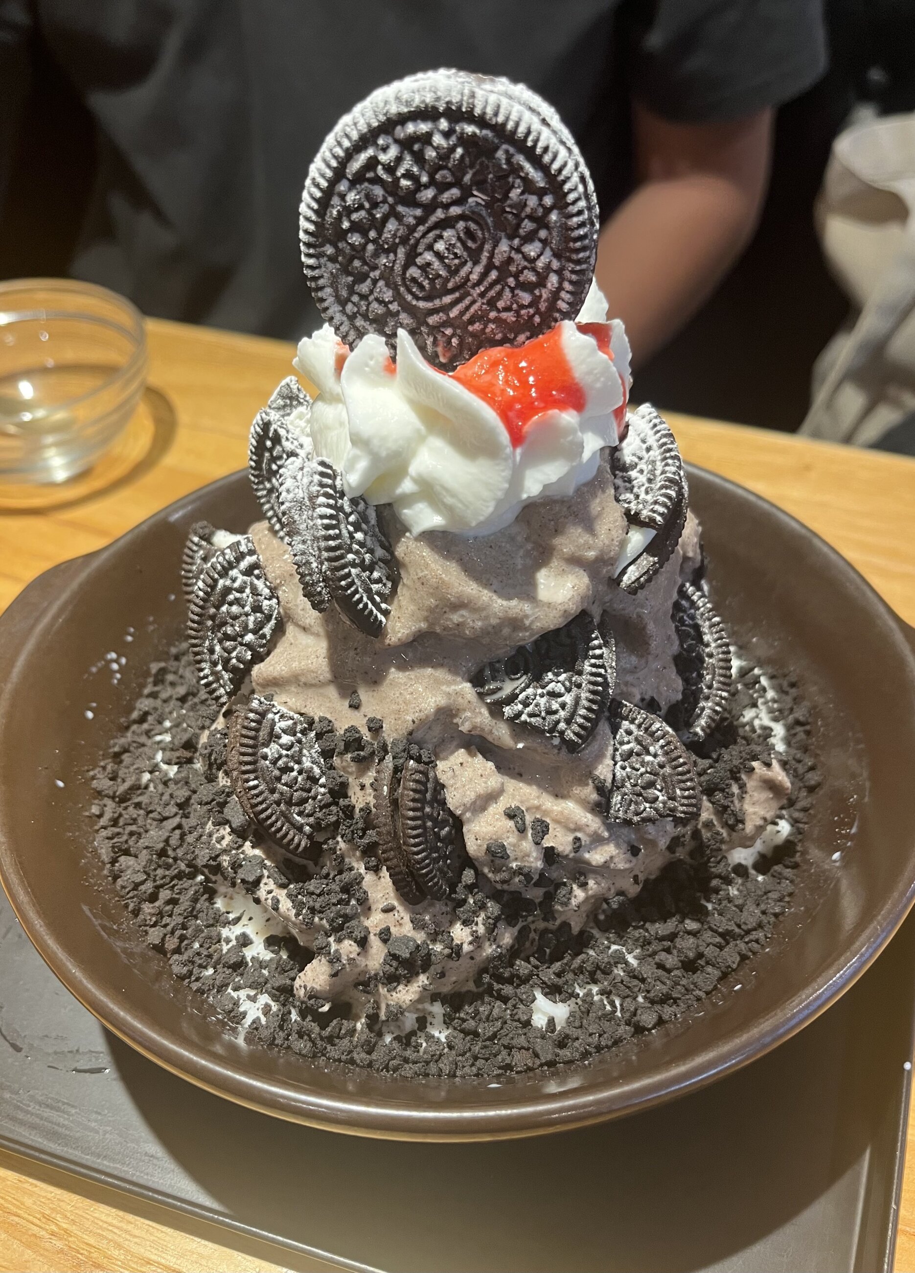 This is bingsu and it was one of my 5 favorite things I've had in Korea!