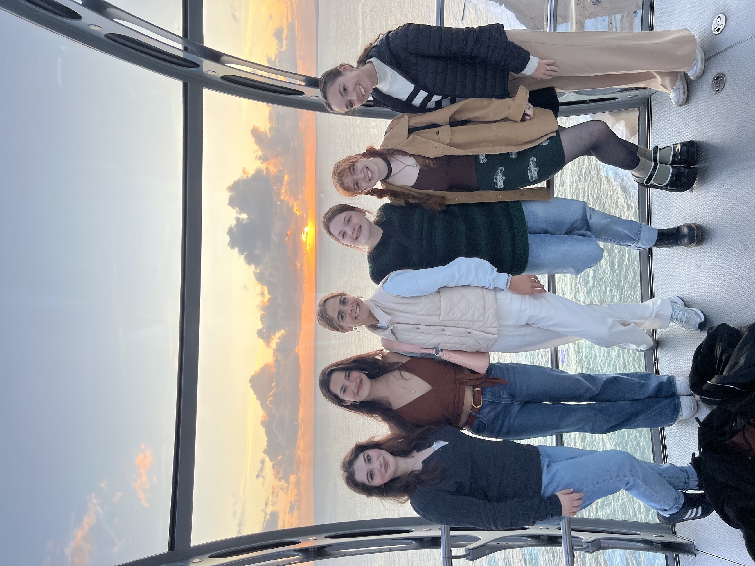 Girl trip to see the skyline