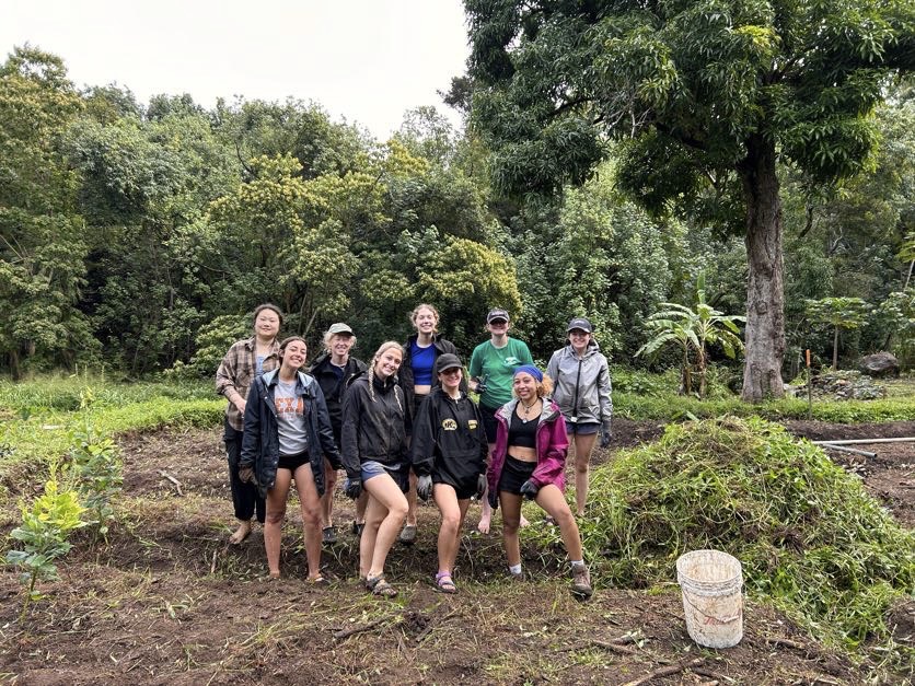 Myself and other volunteers doing work in Hawaii 