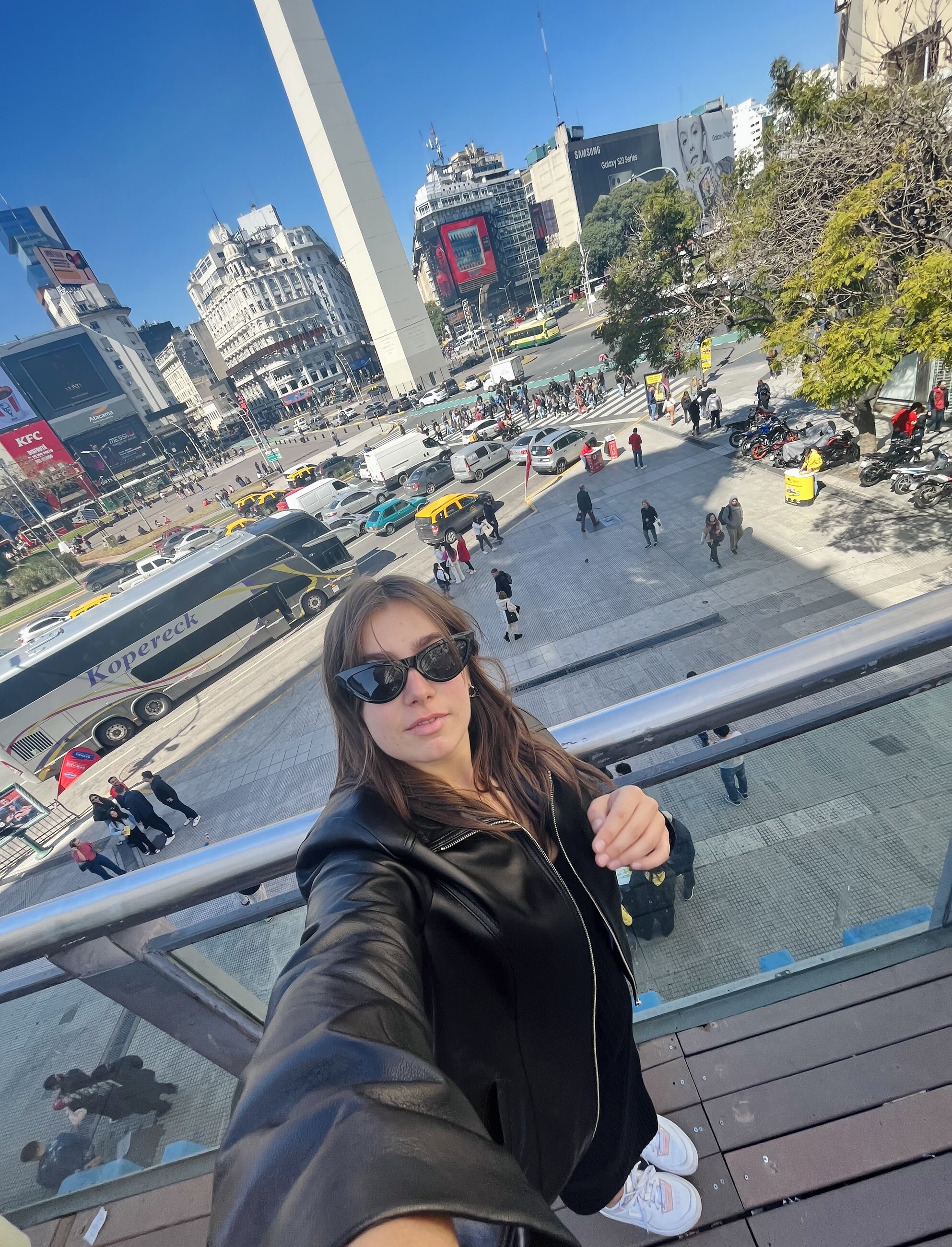 Selfie in front of el obelisco!