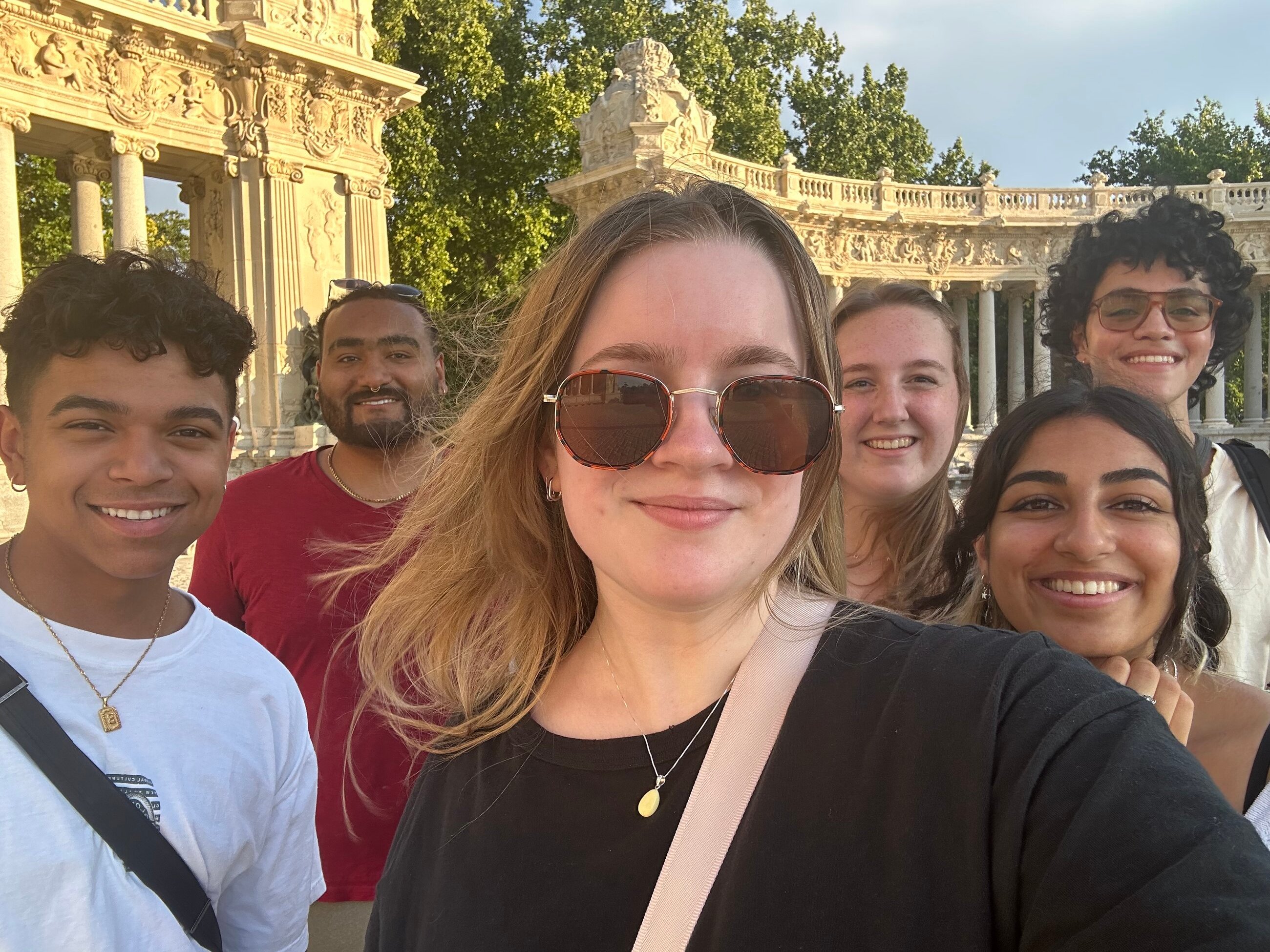 Me (center) and some friends from summer session II in El Retiro!
