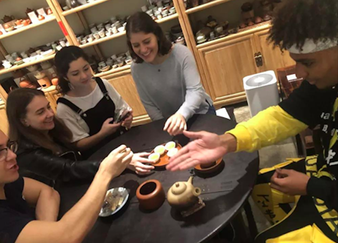 tea culture activity we had