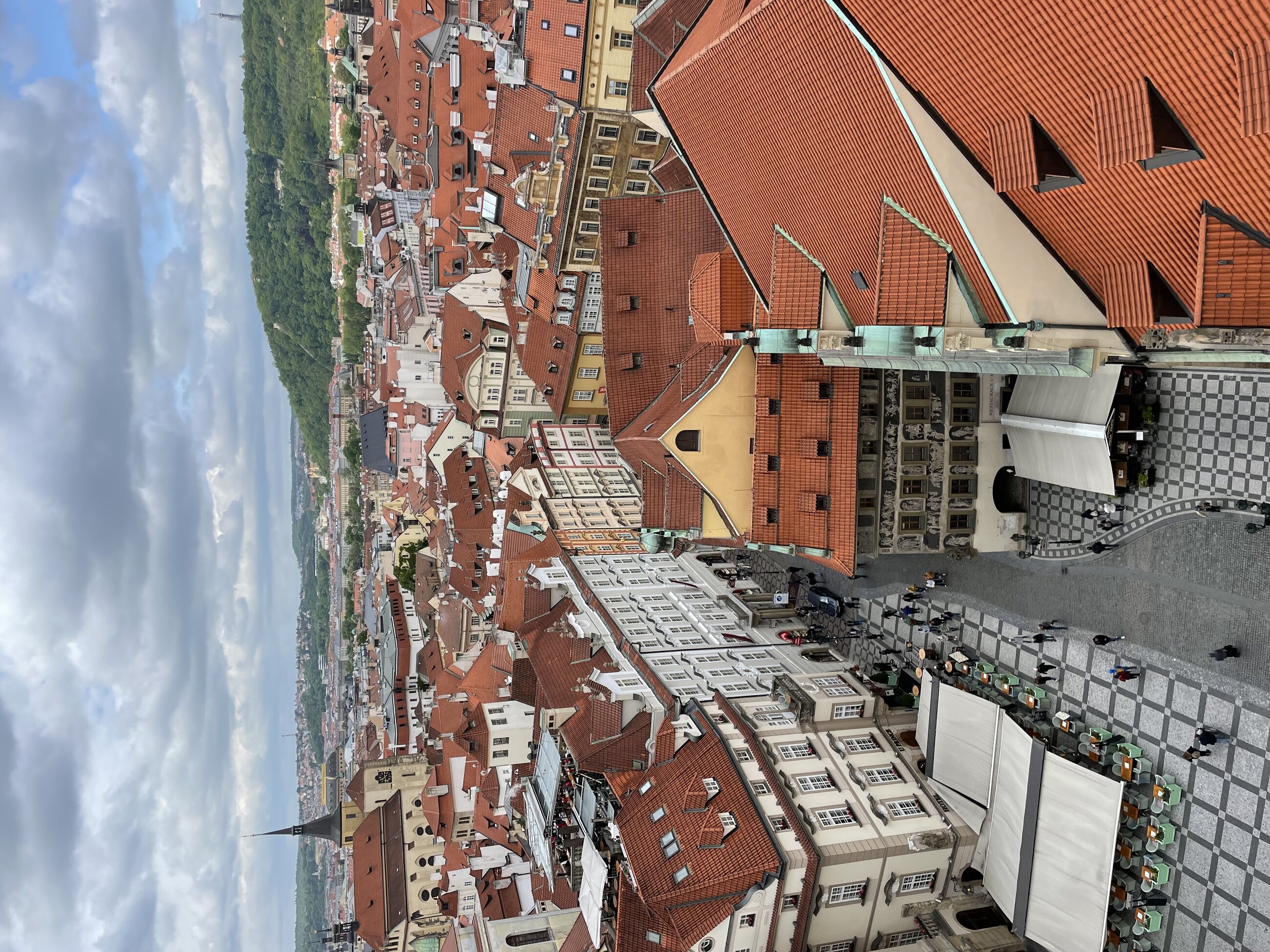 View of Old Town Square, from a class trip!