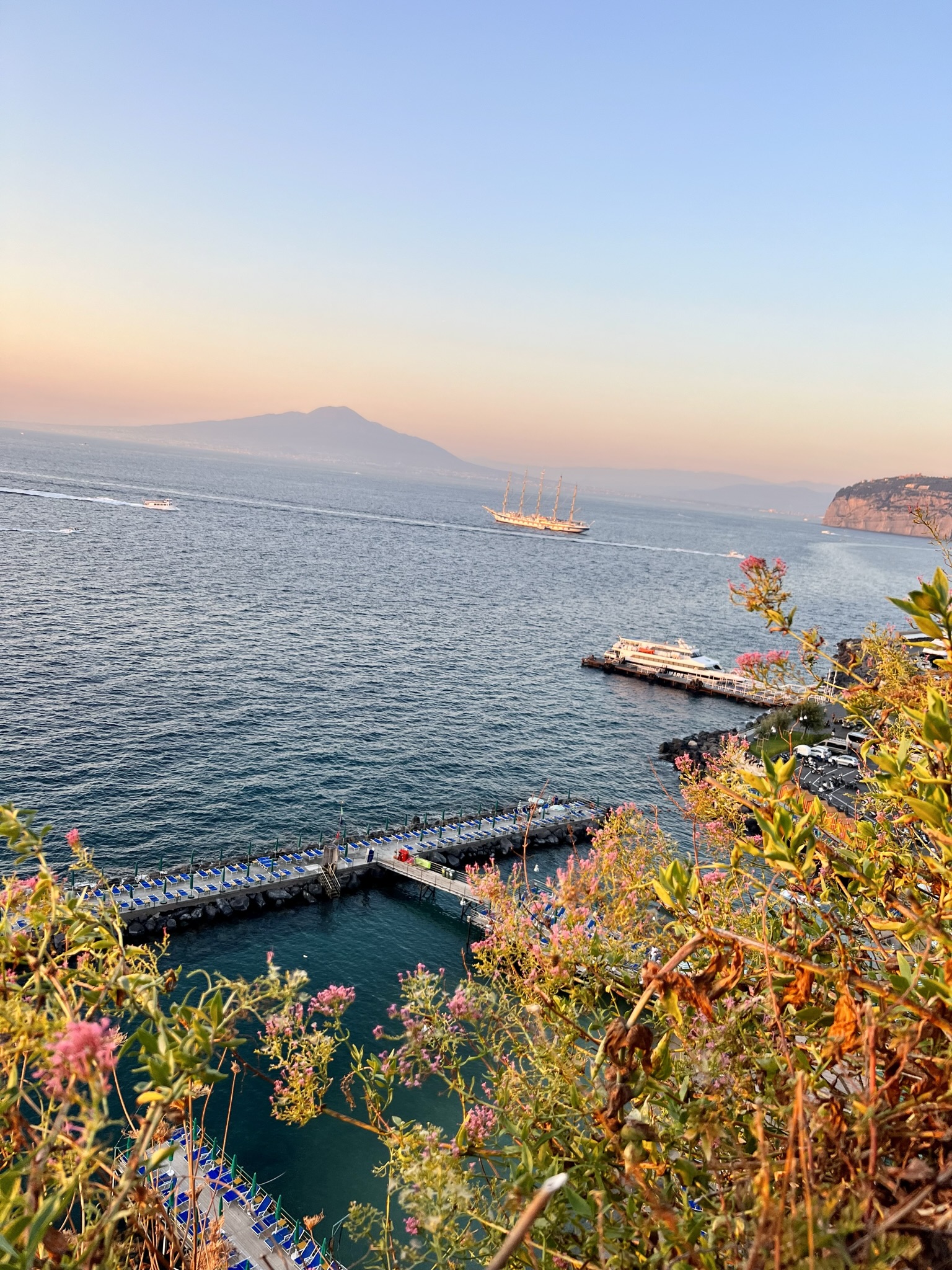 My favorite view of Mt. Vesuvius from Sorrento 