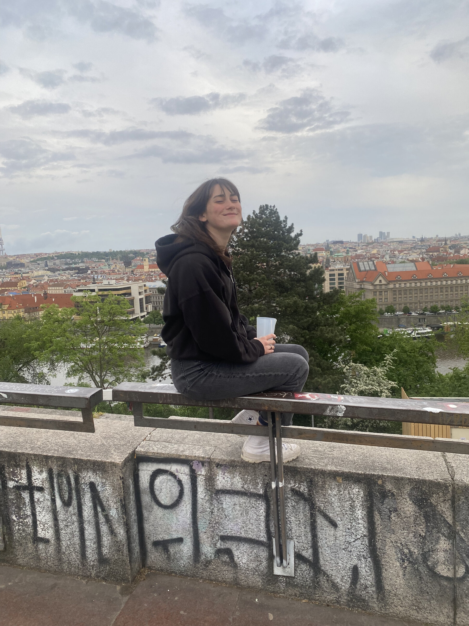 Letenska Park Overlooking the City