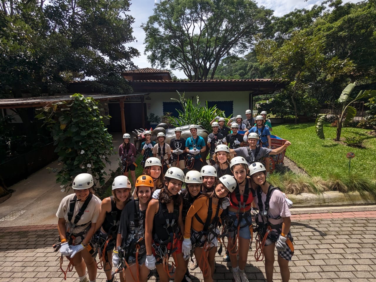 Zip lining