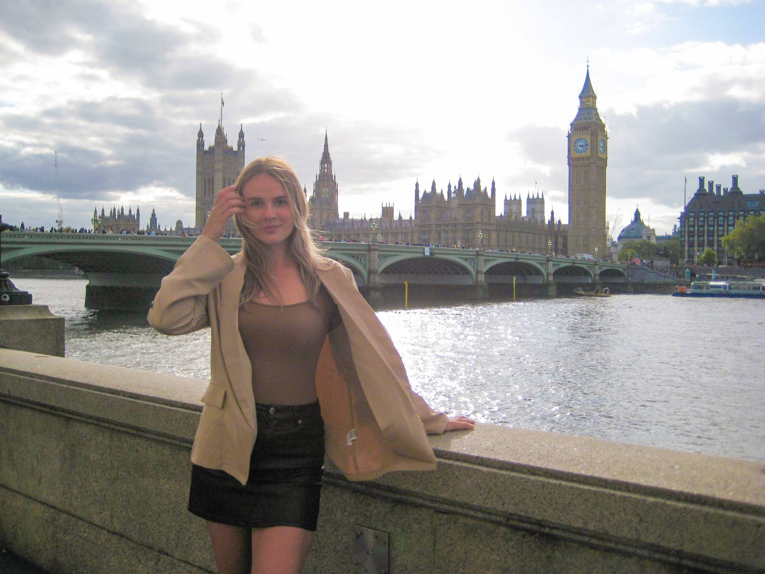 In London seeing Big Ben