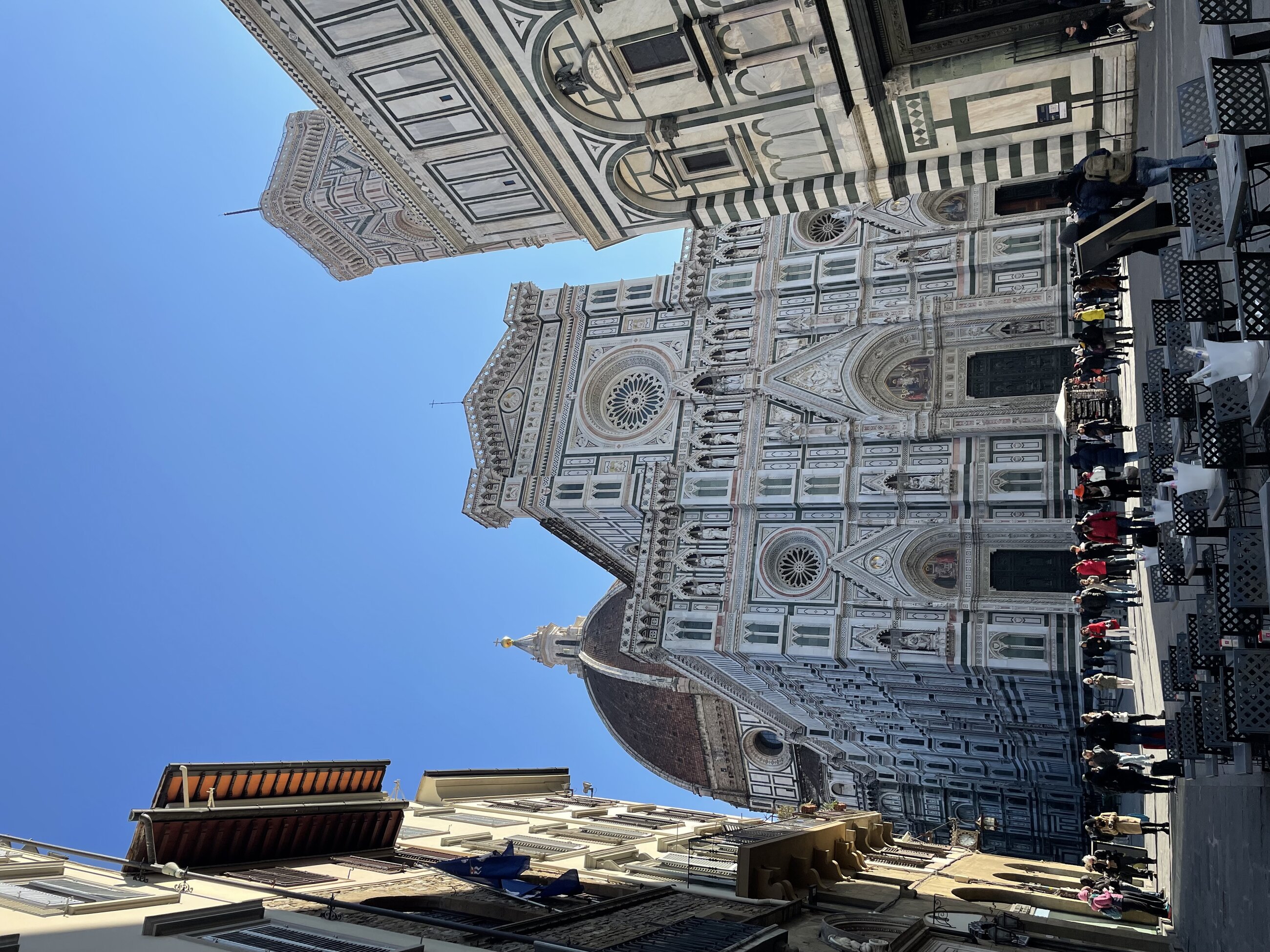 The Duomo in Florence is the third largest church in the world and a beautiful thing to see! 