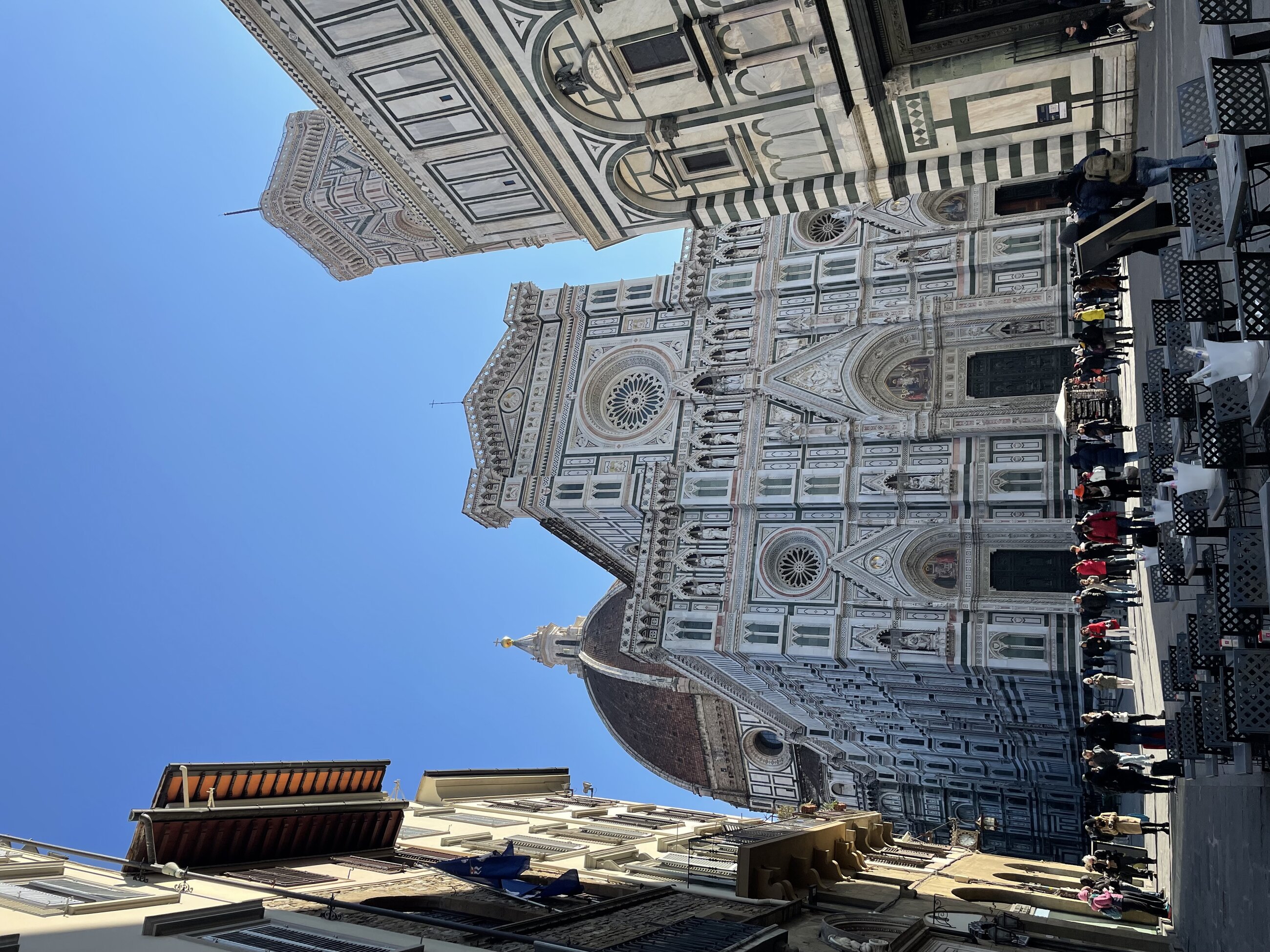 The Duomo in Florence is the third largest church in the world and a beautiful thing to see!