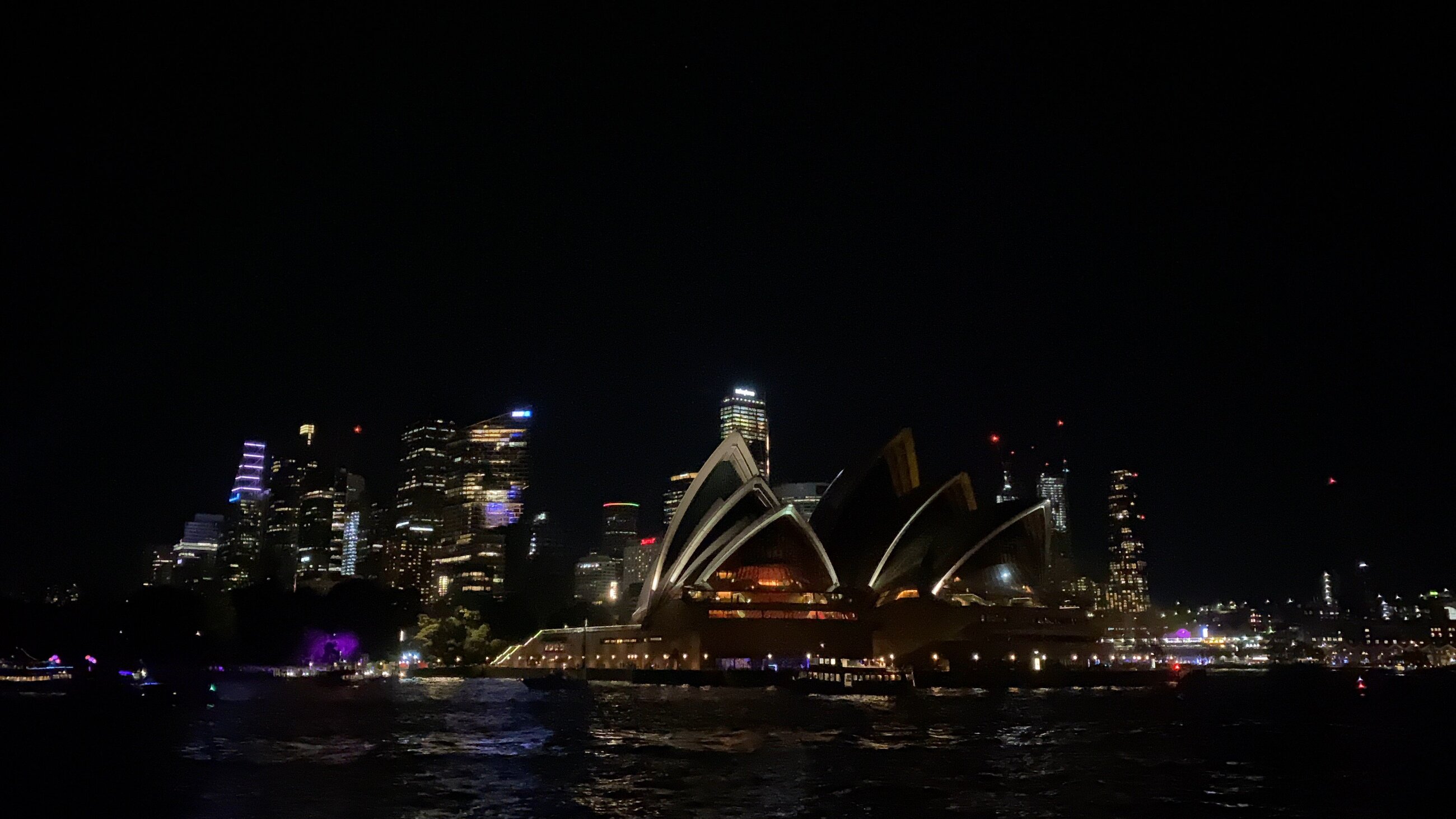 Sydney Opera House during Vivid Light