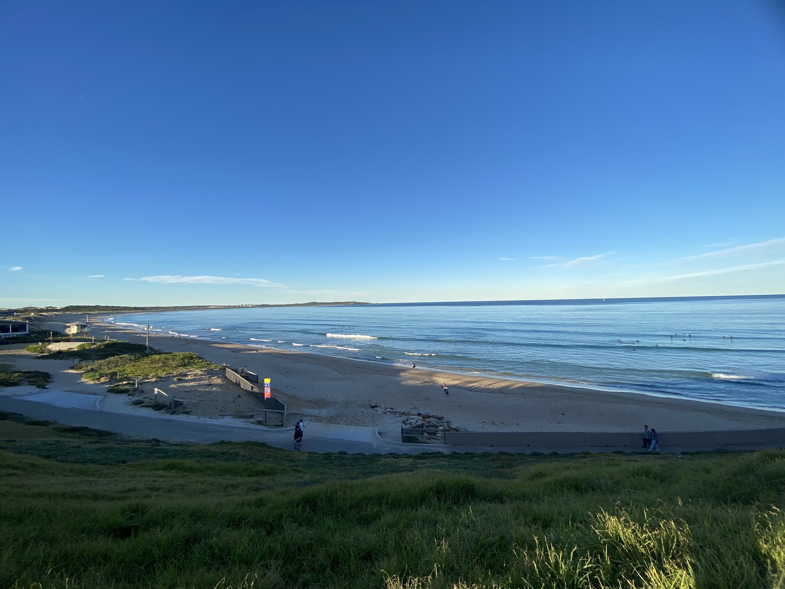 Elouera Beach at Cronulla, 1hr train ride from downtown Sydney