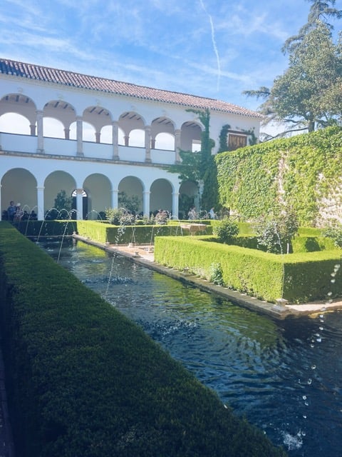 Generalife Gardens at the Alhambra Palace