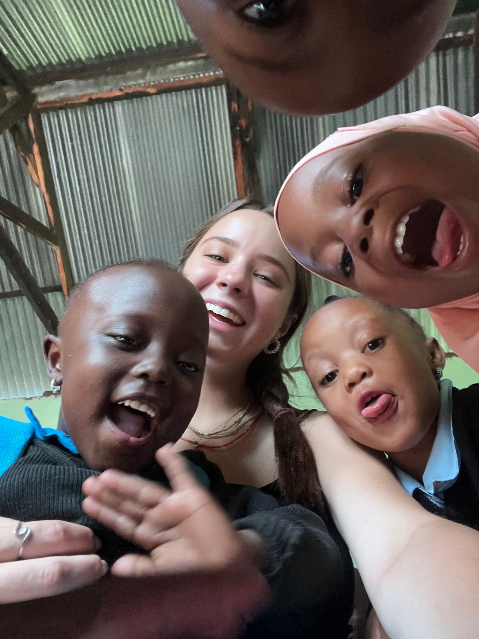 Playing with the kids