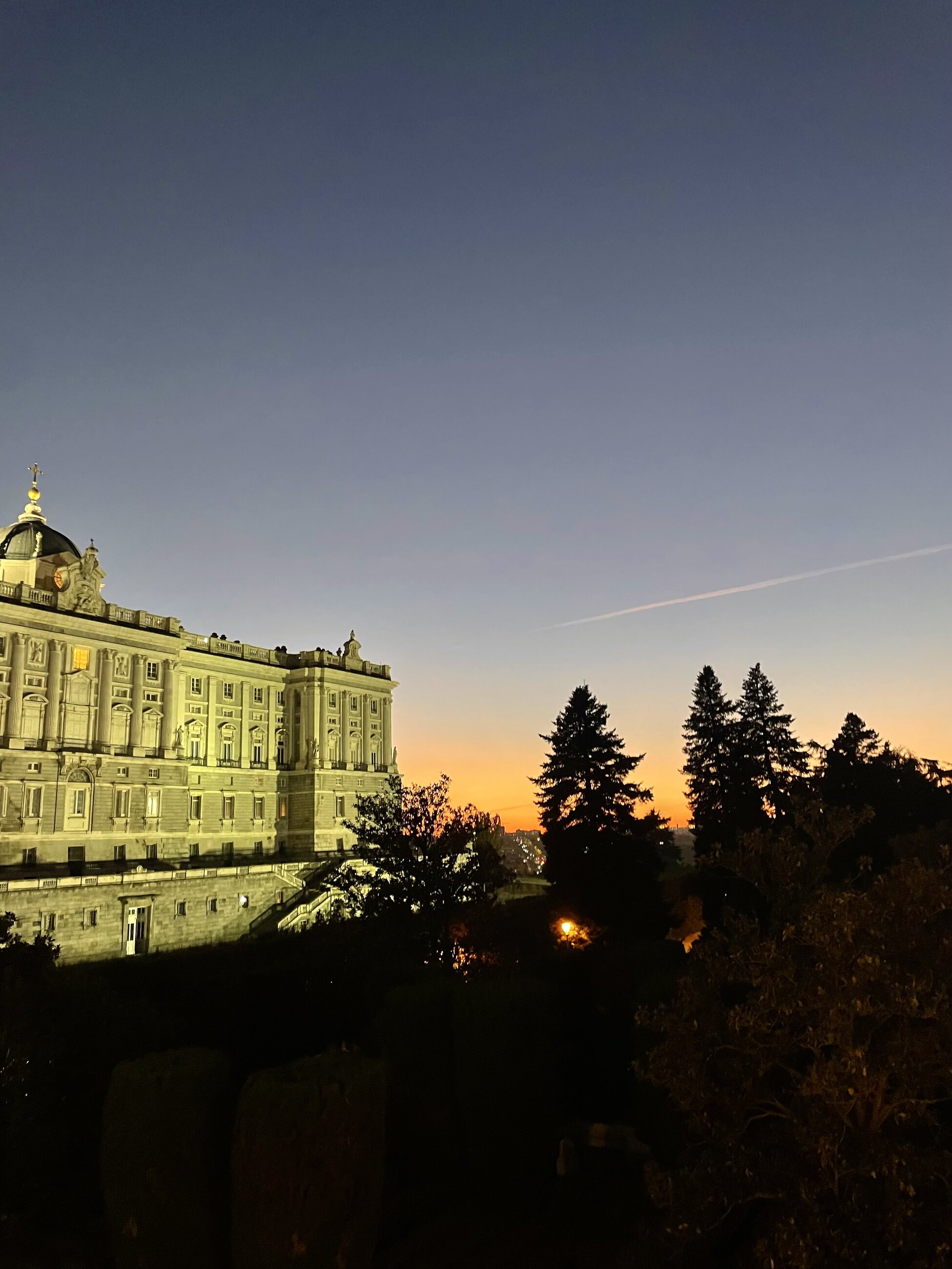 The Royal Palace during Sunset