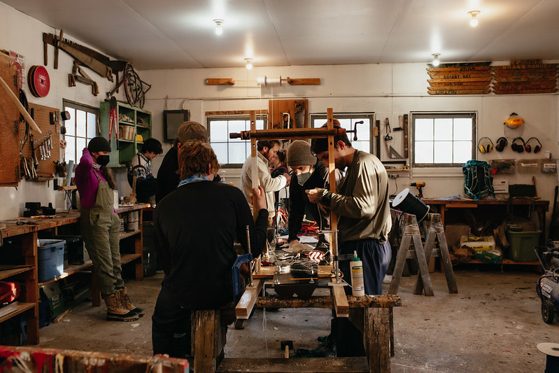 Building our dogsled we took on our 16-day expedition!